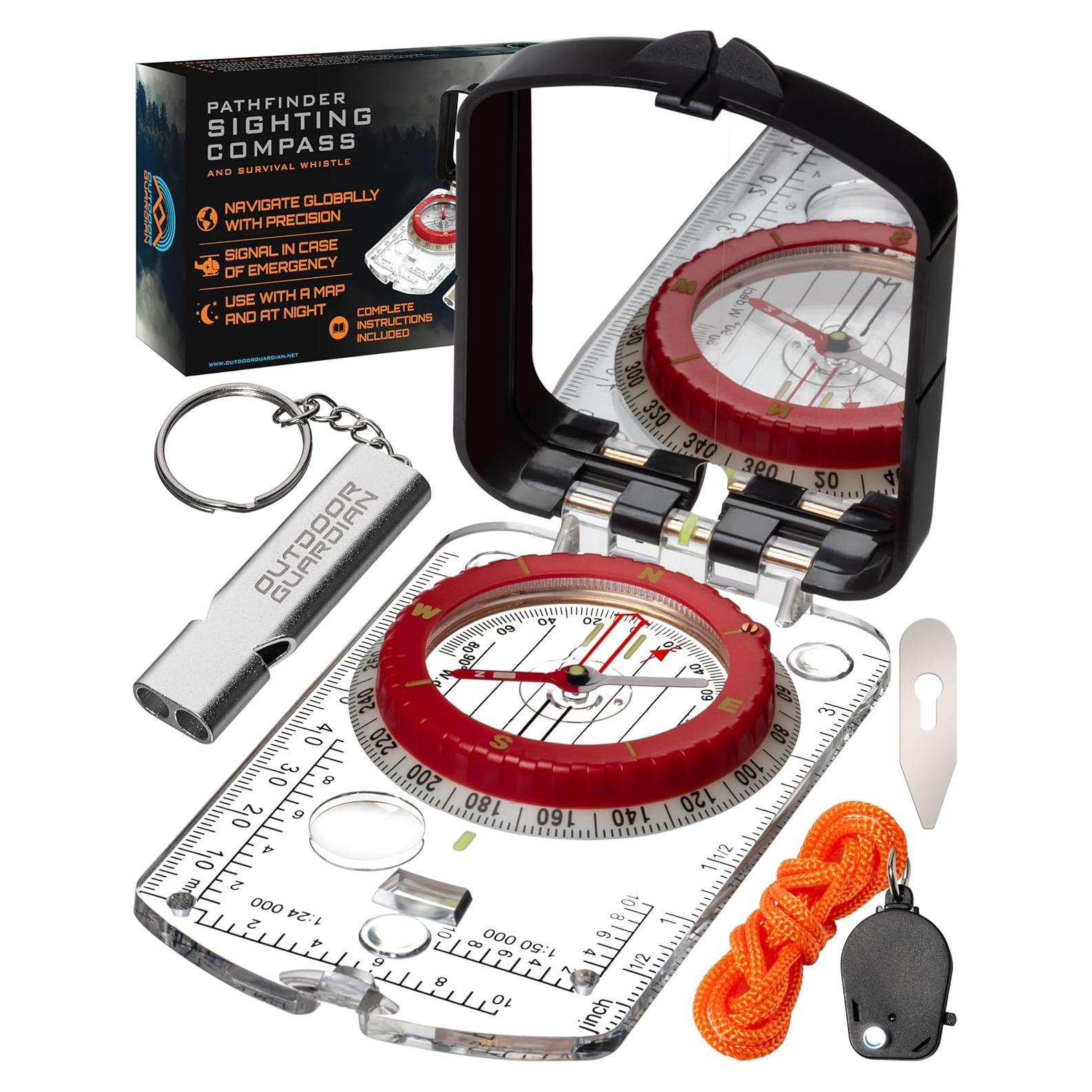 Brújula Outdoor Guardian Pathfinder - Navegación Precisa