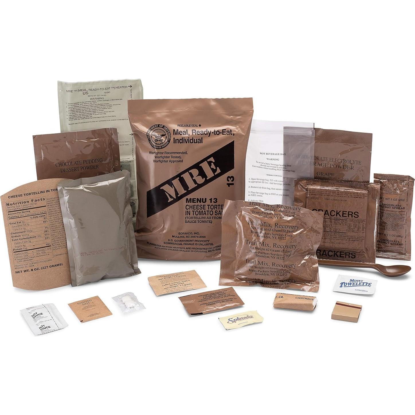 Kit de Alimentos de Emergencia Ammo Can Man - 12 Comidas