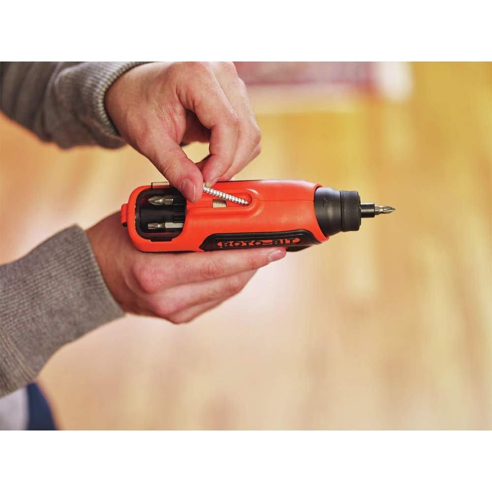 Destornillador Eléctrico BLACK+DECKER 4V MAX Inalámbrico 180 RPM
