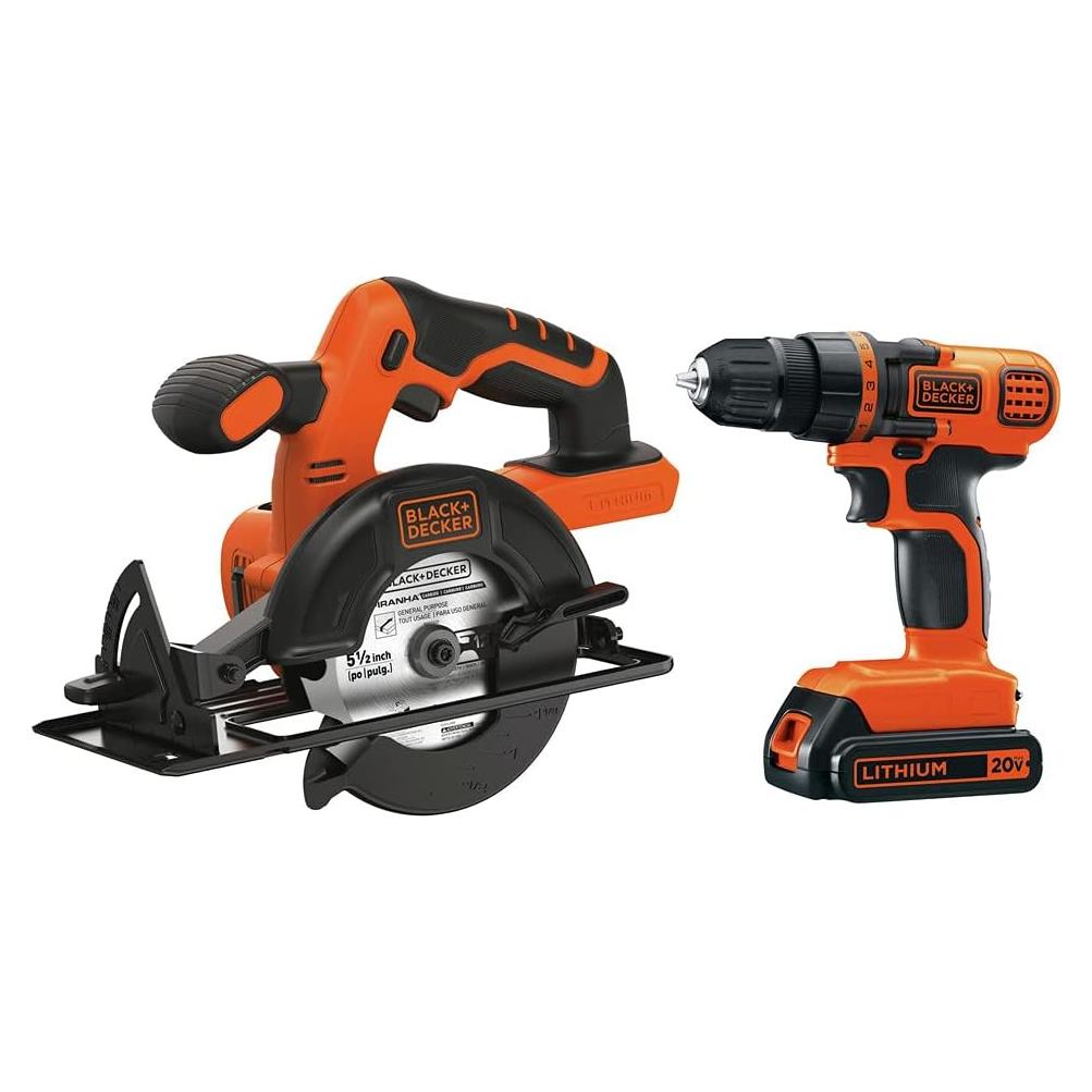 Kit Combo Taladro Inalámbrico y Sierra Circular BLACK+DECKER