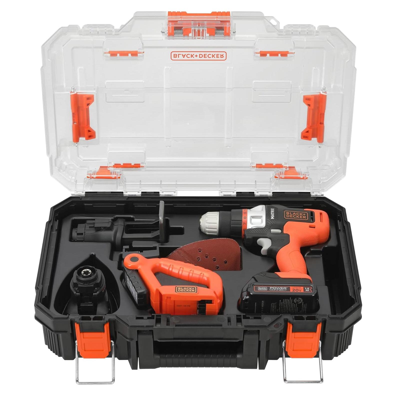 Kit Combo Inalámbrico 4 Herramientas BLACK+DECKER 20V MAX