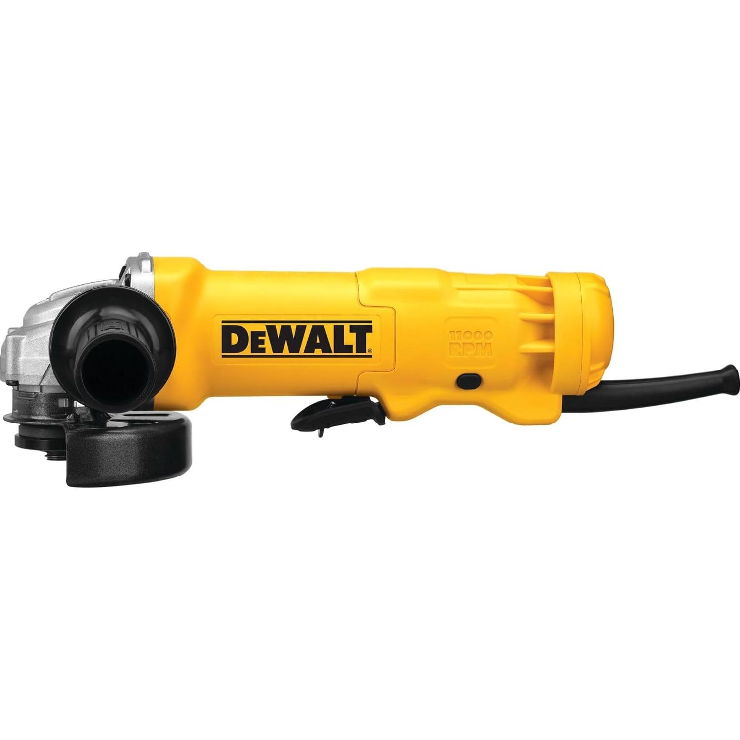 Angle Grinder, 4.5 Inch, 11 Amp, With Paddle Switch (DWE402)