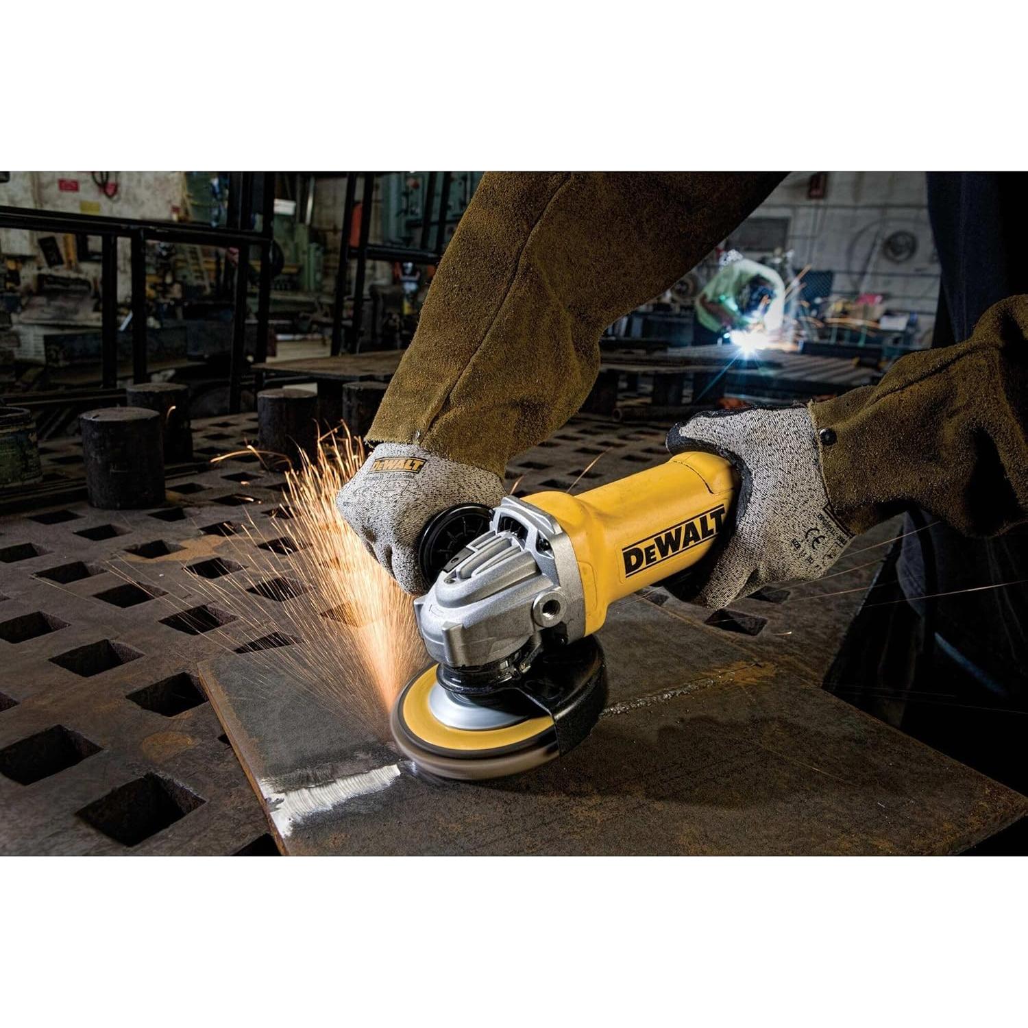 Angle Grinder, 4.5 Inch, 11 Amp, With Paddle Switch (DWE402)