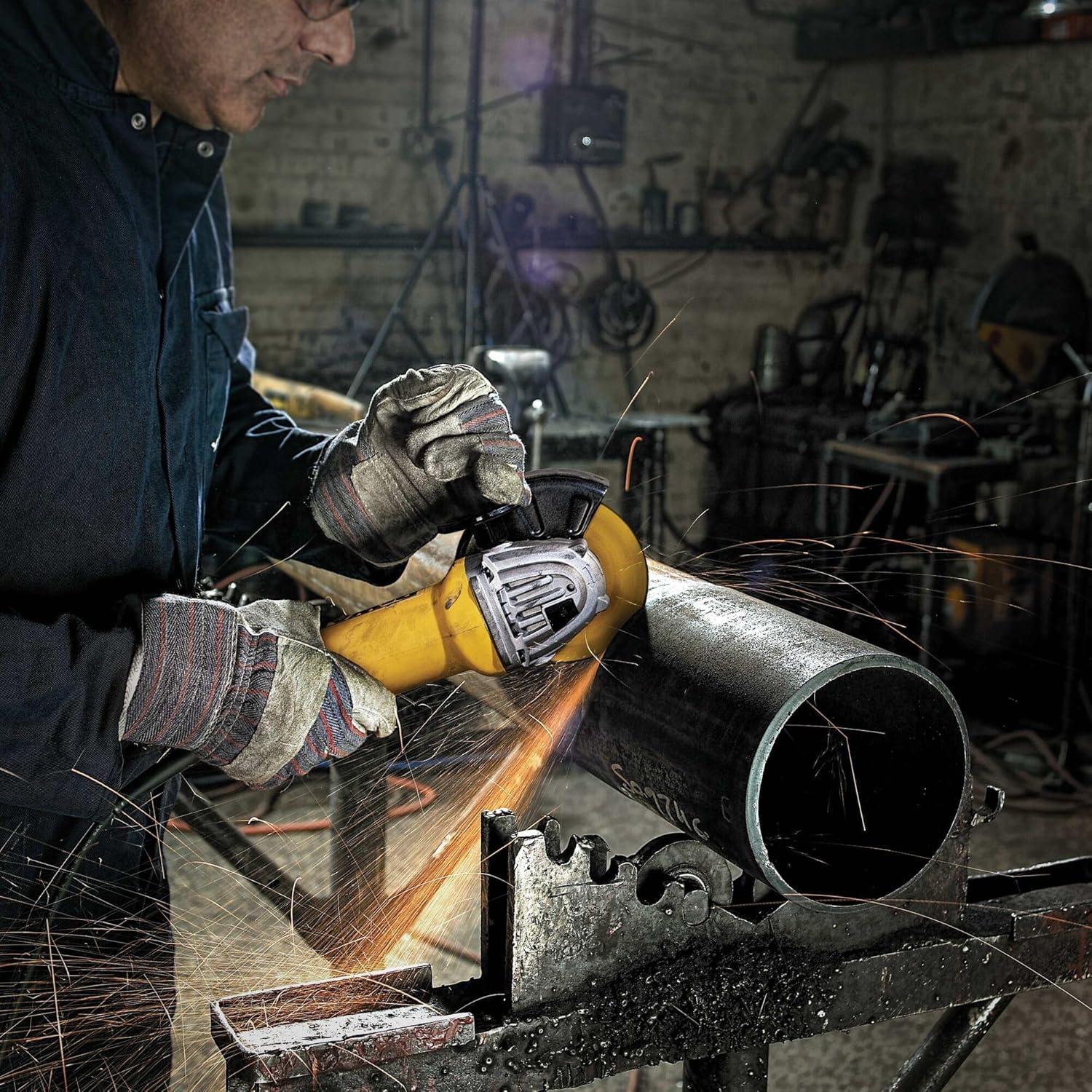 Angle Grinder, 4.5 Inch, 11 Amp, With Paddle Switch (DWE402)