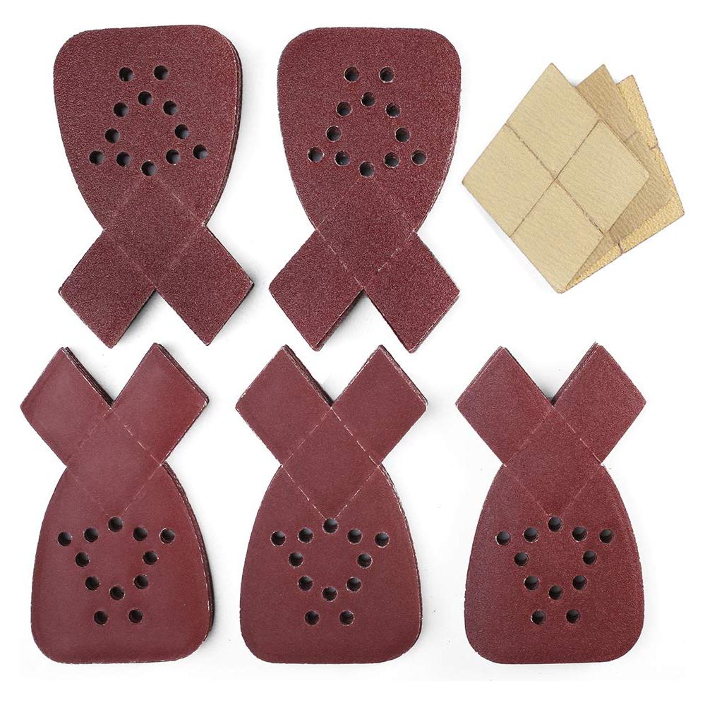 Hojas de Lijado LotFancy 50PCS 60-220 Grano para Black & Decker