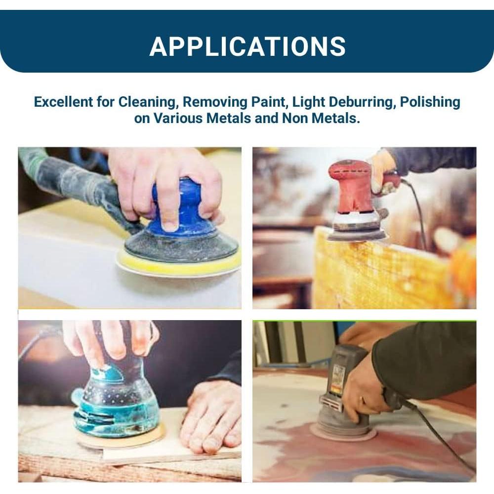 Discos de Lijado 3" Benchmark Abrasives Tipo R Fino - 25 Pzas