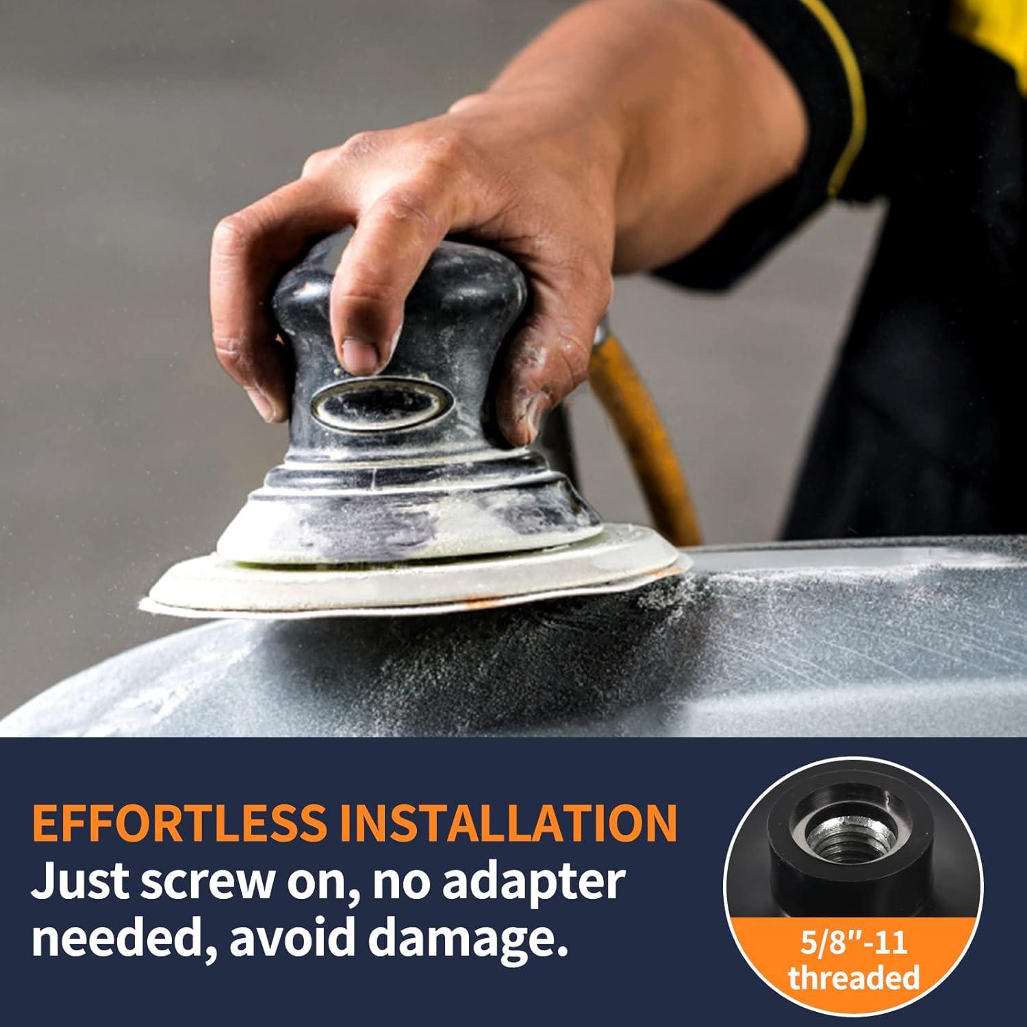 Pad de Respaldo Pomsare 12.7 cm con 50 Discos de Lijado