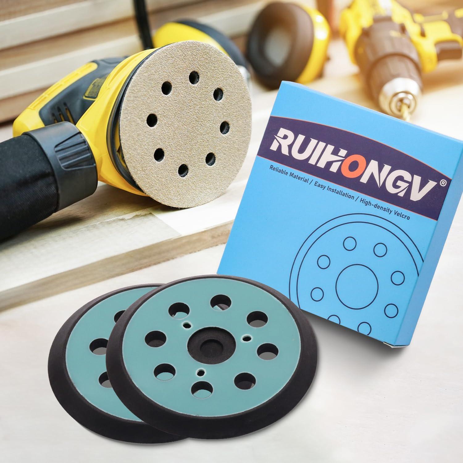 Pad de Lijadora 5" RUIHONGV Compatible con DEWALT y Makita