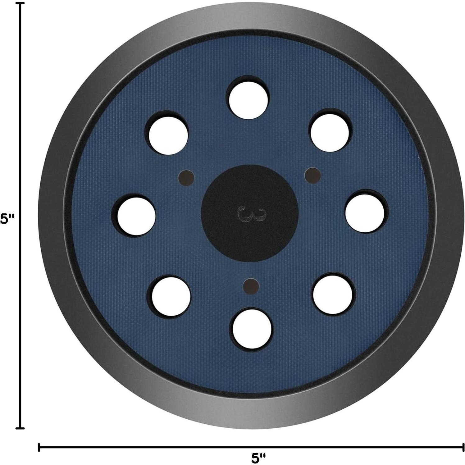 Pad de Lijadora 5" EAGLEGGO 8 Agujeros Compatible DeWalt