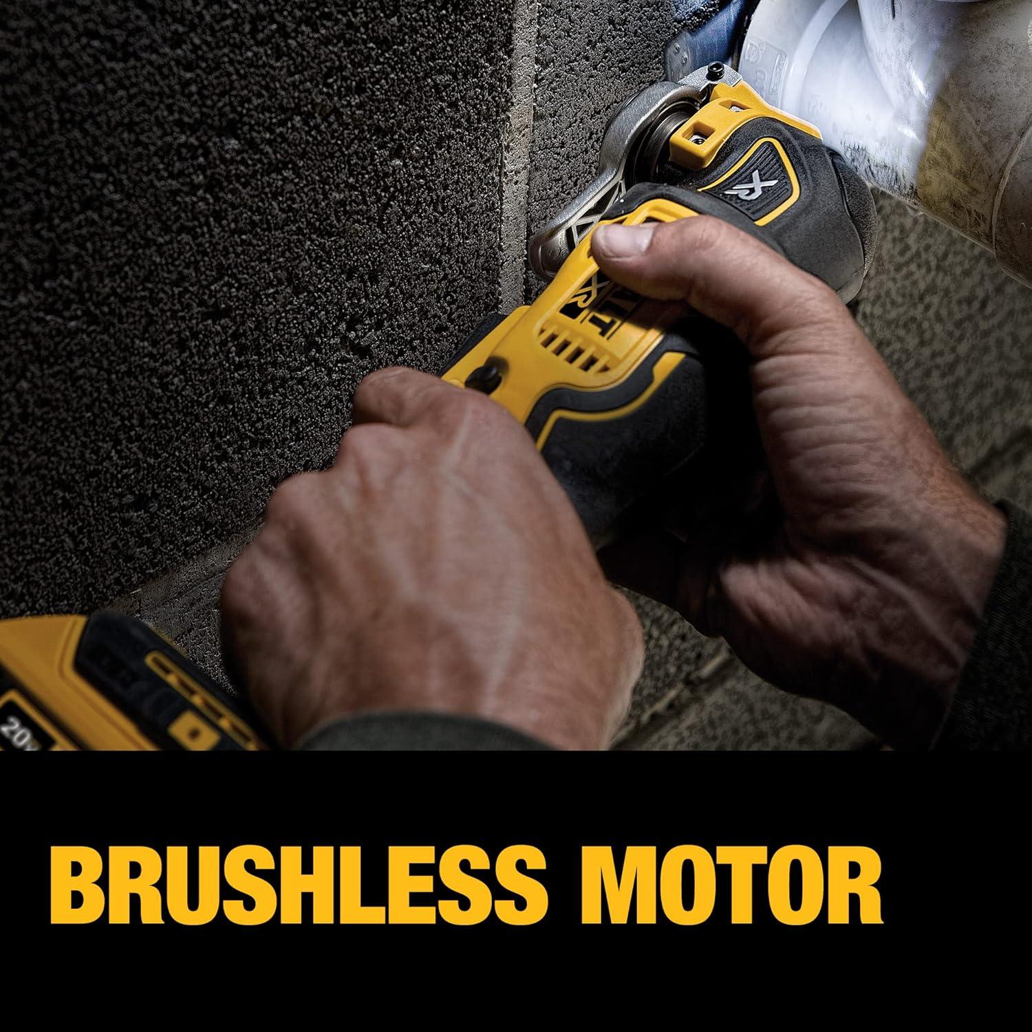 Herramienta Oscilante DEWALT DCS356 20V Inalámbrica 3 Velocidades