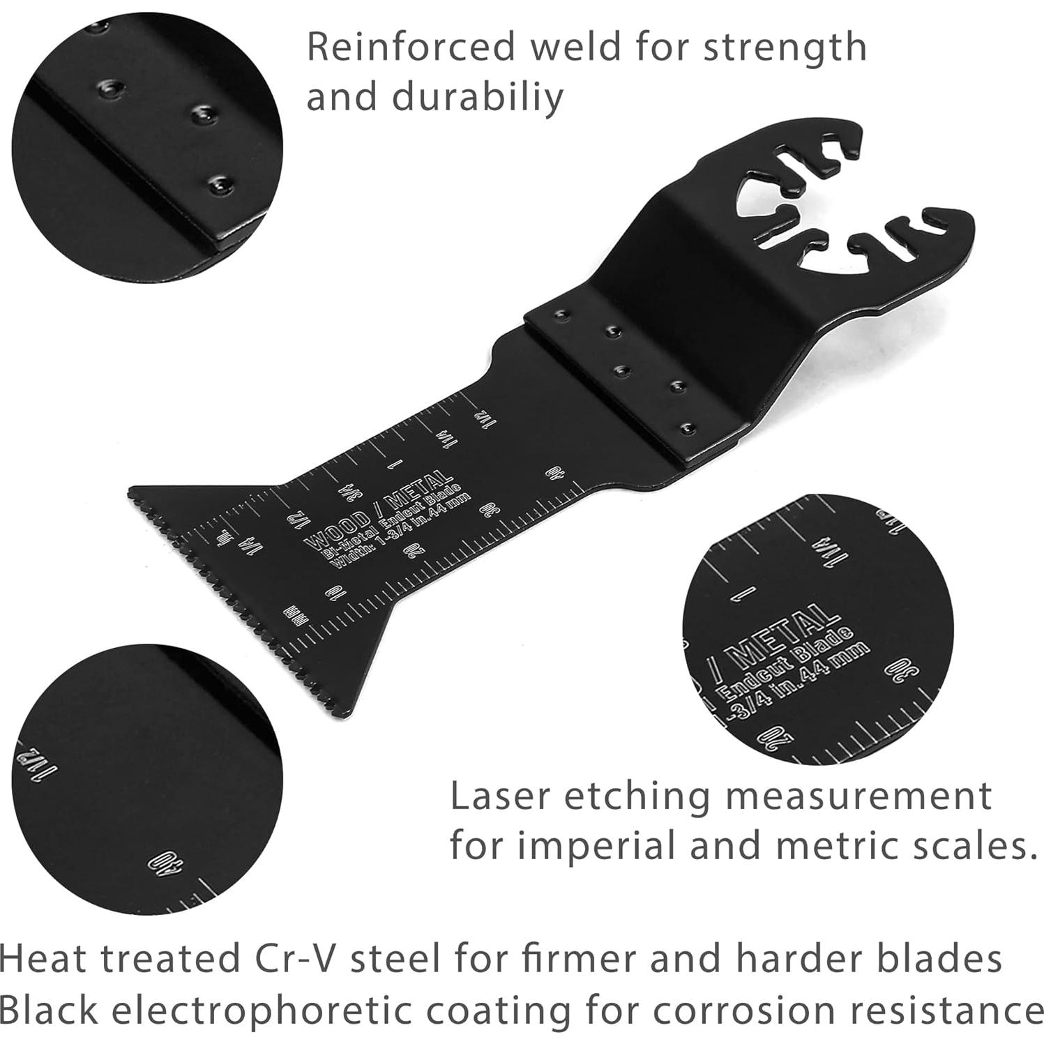 WORKPRO Kit 25 Piezas Accesorios Multiherramienta Oscilante