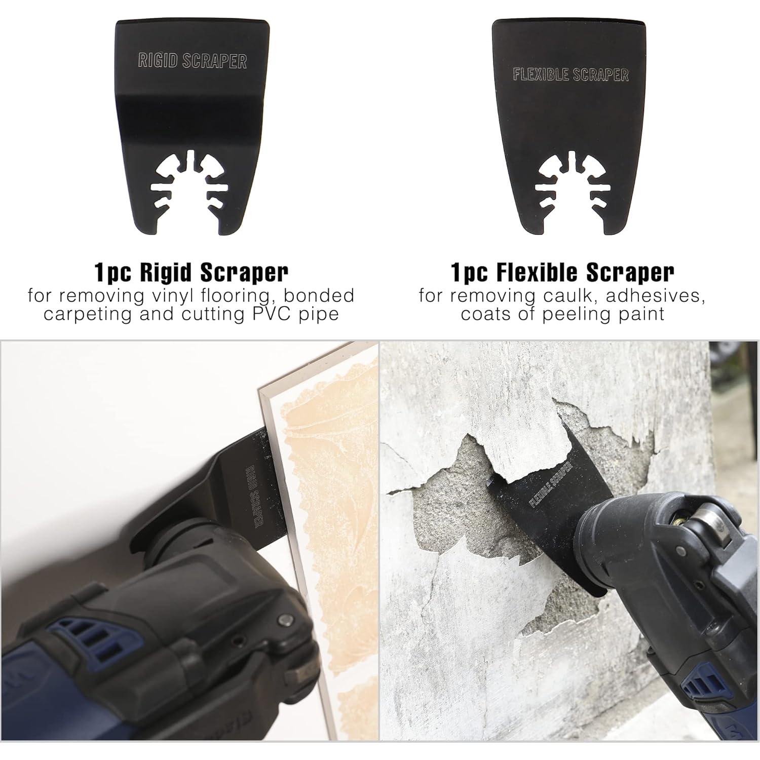 WORKPRO Kit 25 Piezas Accesorios Multiherramienta Oscilante