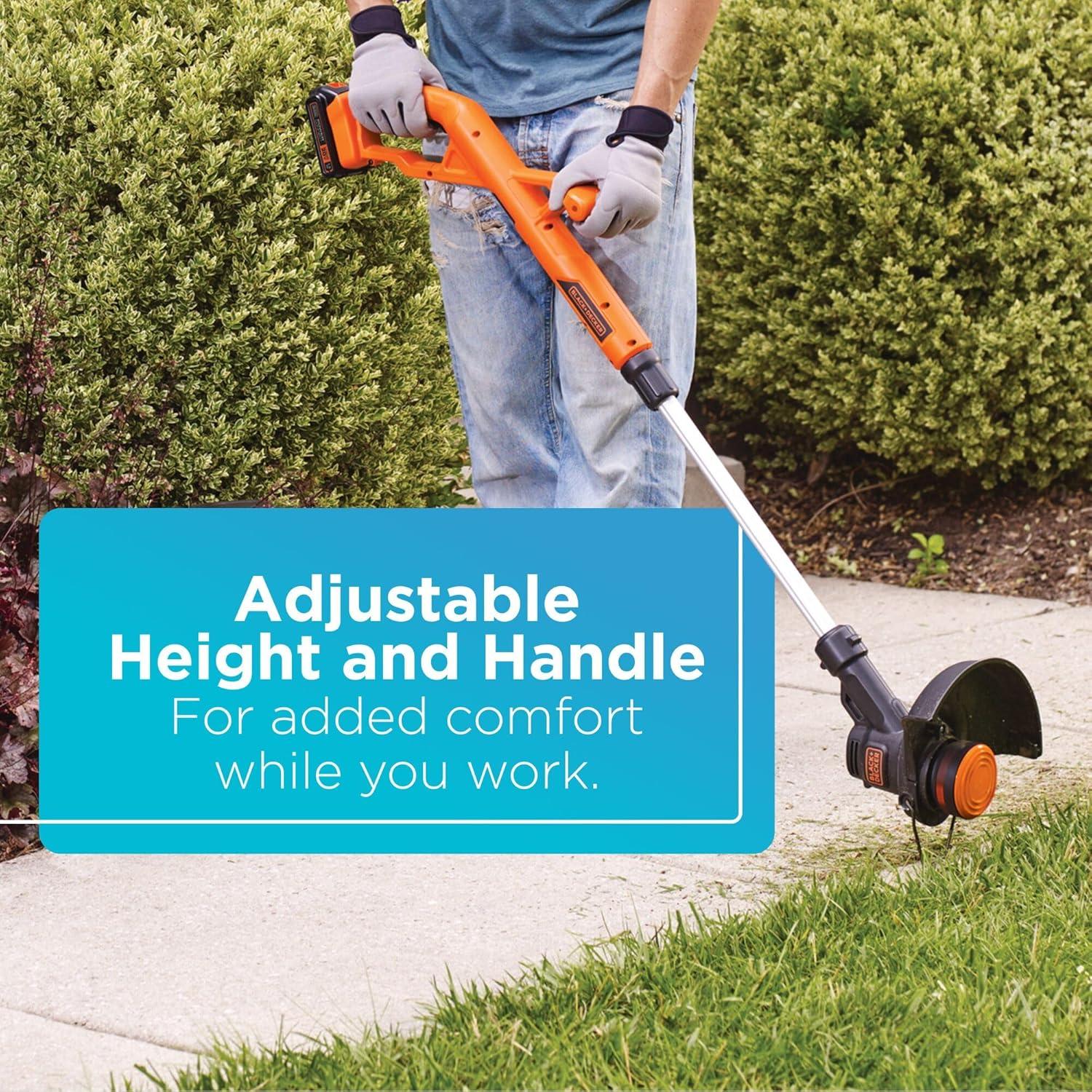 Desmalezadora Cortadora BLACK+DECKER LST201 20V MAX 10"