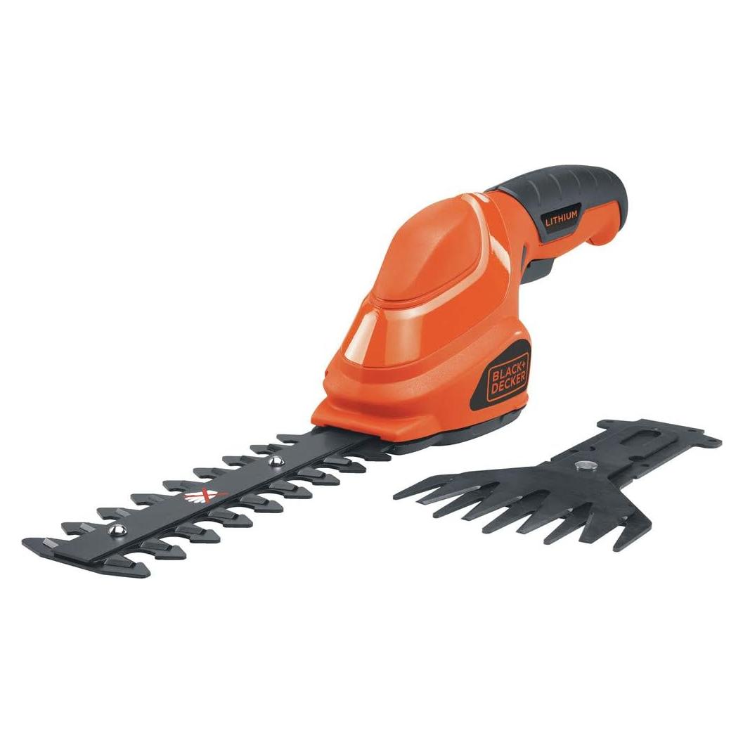 BLACK+DECKER Shrub Trimmer/Grass Shear Combo, Cordless, 3.6V (GSL35)