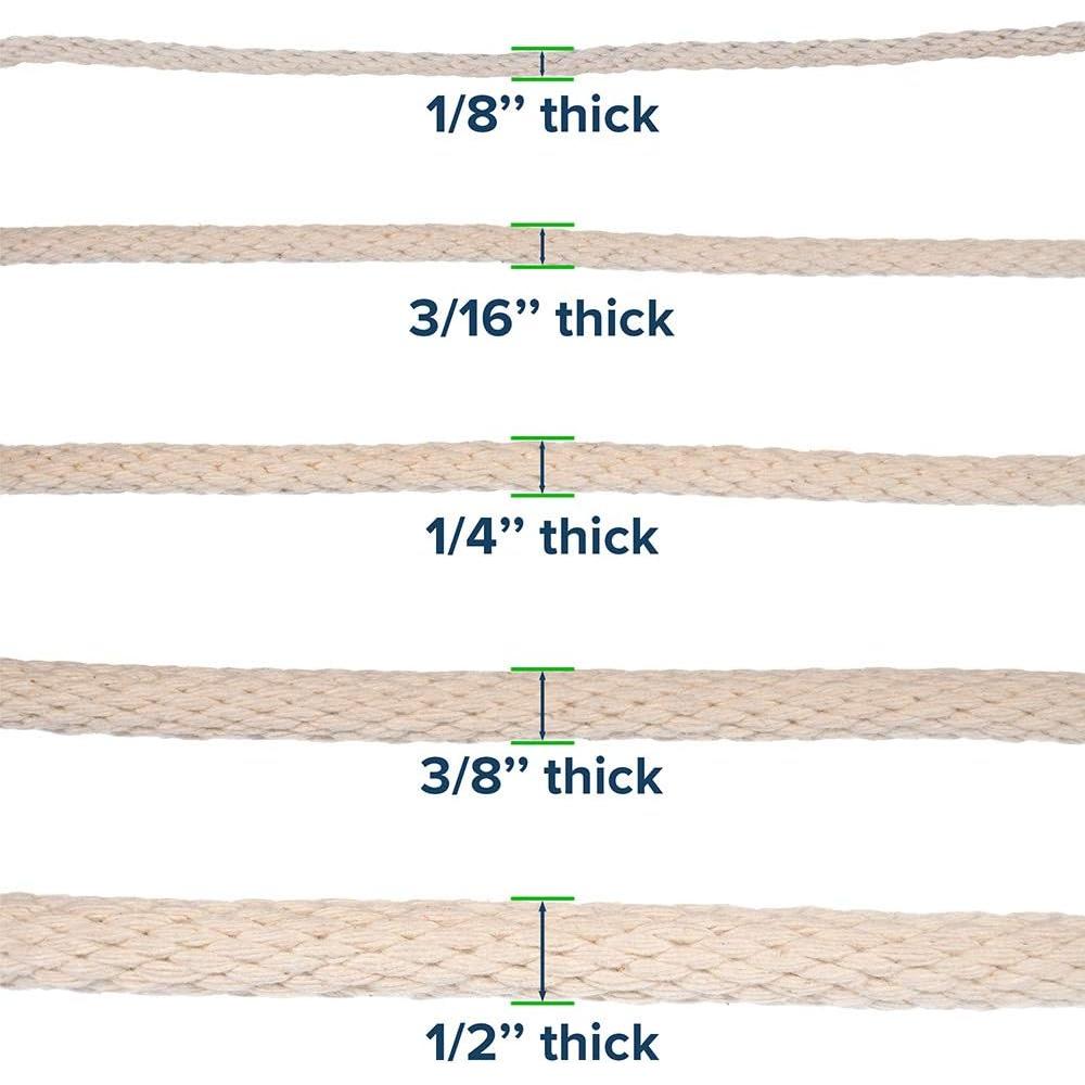 Cuerda de Algodón Trenzada Paracord Planet 100 pies 0.64 cm