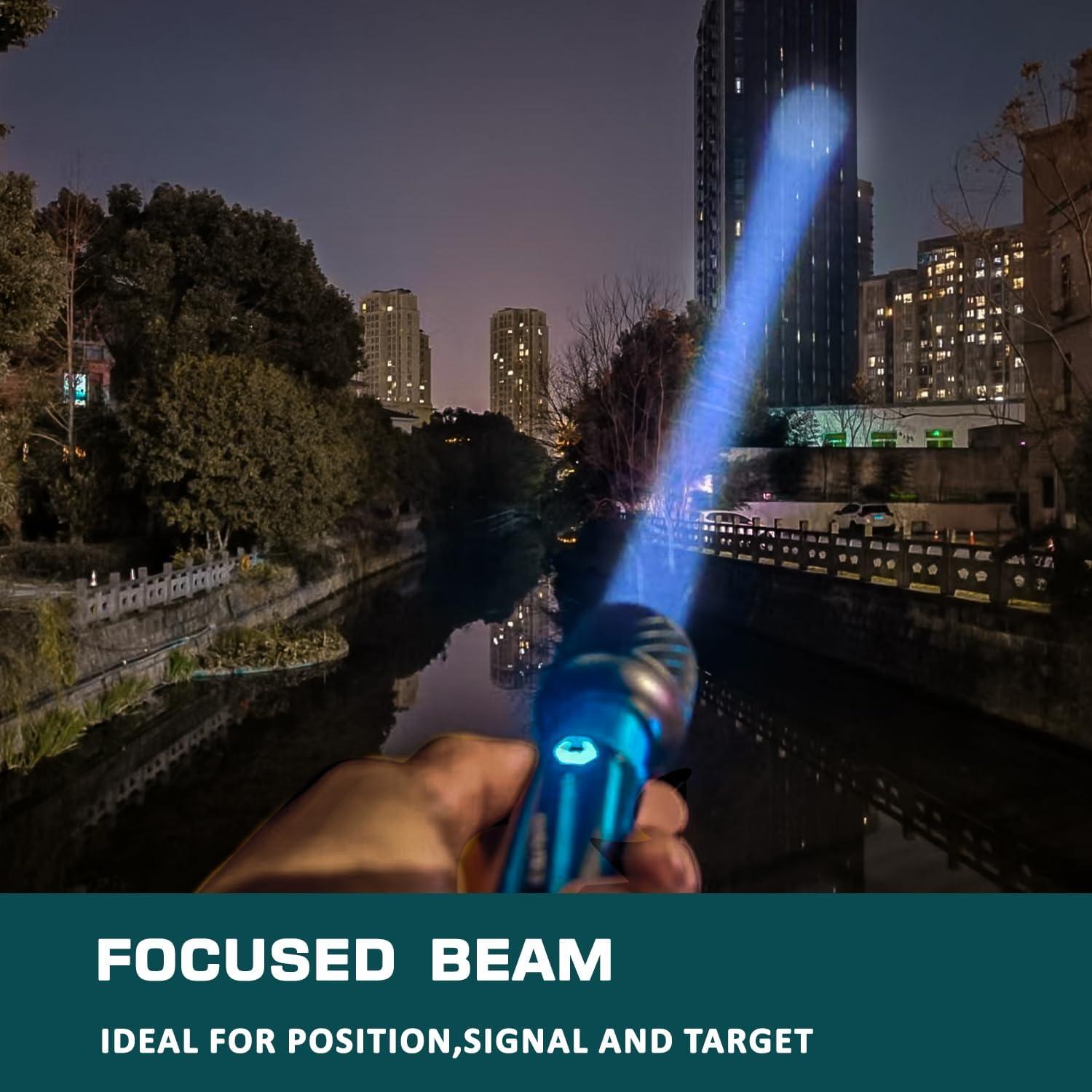 Linterna Recargable USB-C Explite E2000 1200 Lúmenes Compacta