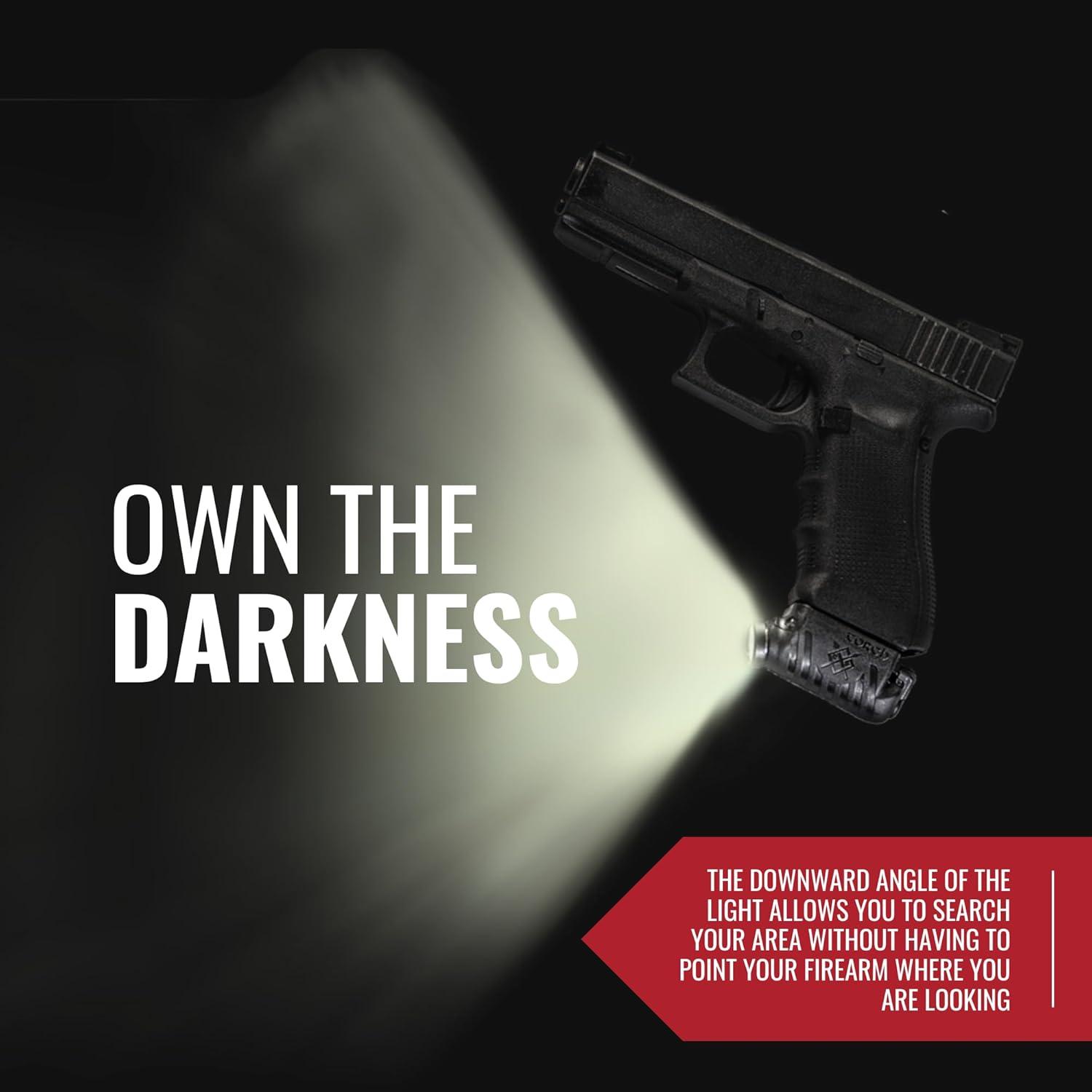 Linterna Táctica Refined Savages para Glock + Kit Encendedor