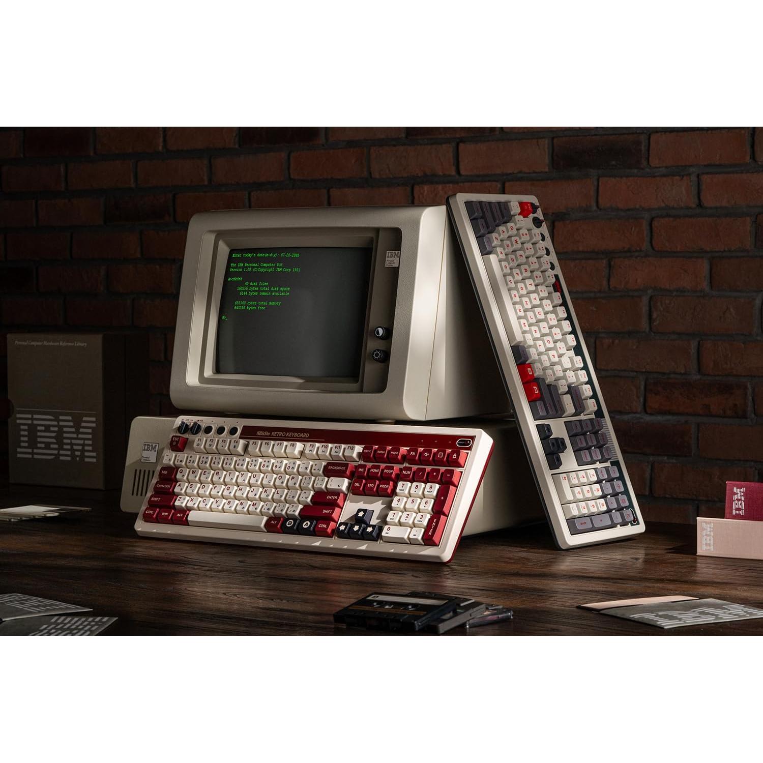 Teclado Mecánico 8Bitdo Fami 108 Teclas Bluetooth USB-C