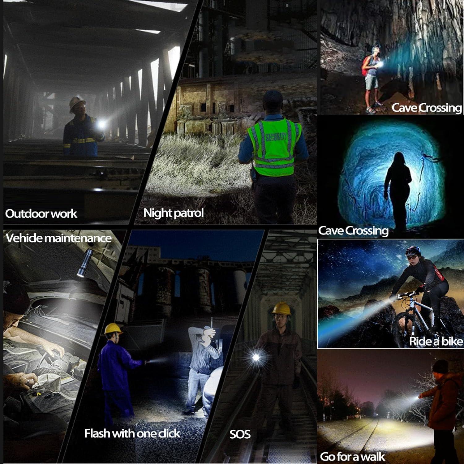 Linterna LED EzoLife 2400mAh 10000 Lúmenes Impermeable