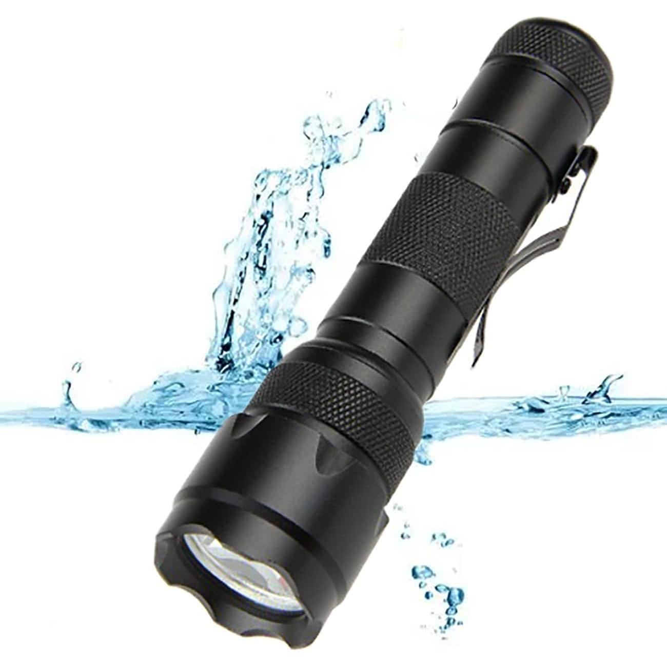 Linterna Táctica GRABOYY 120000 Lúmenes Impermeable 2 Pcs