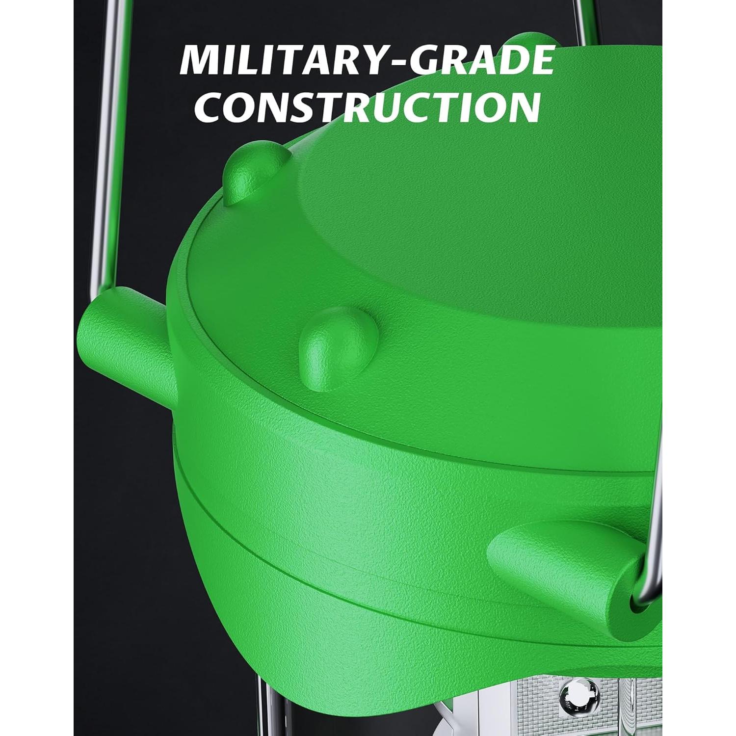 Linterna LED Lichamp Plegable Verde 30 LEDs 150 Lúmenes