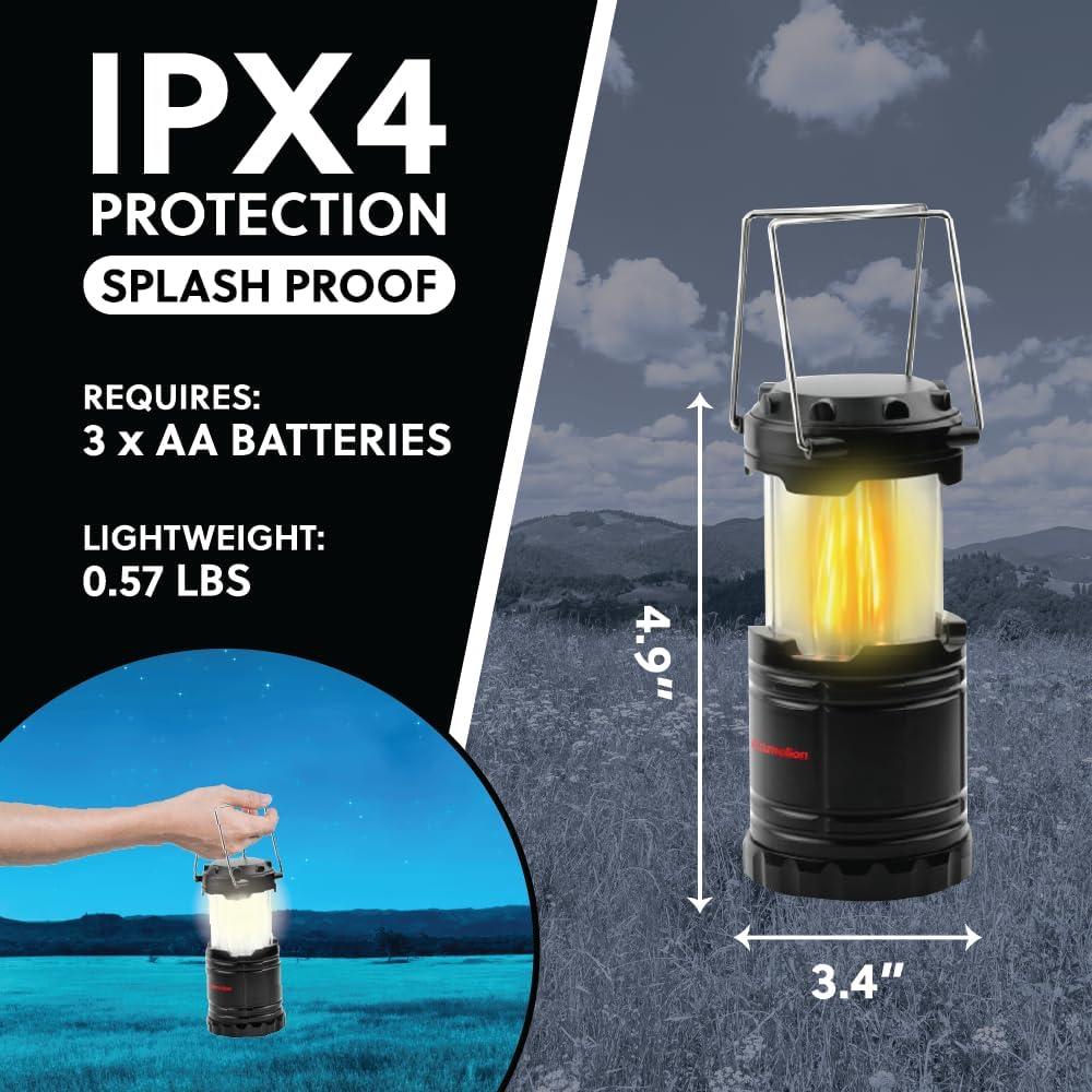 Linterna LED Camelion S86 6 Piezas Resistente al Agua