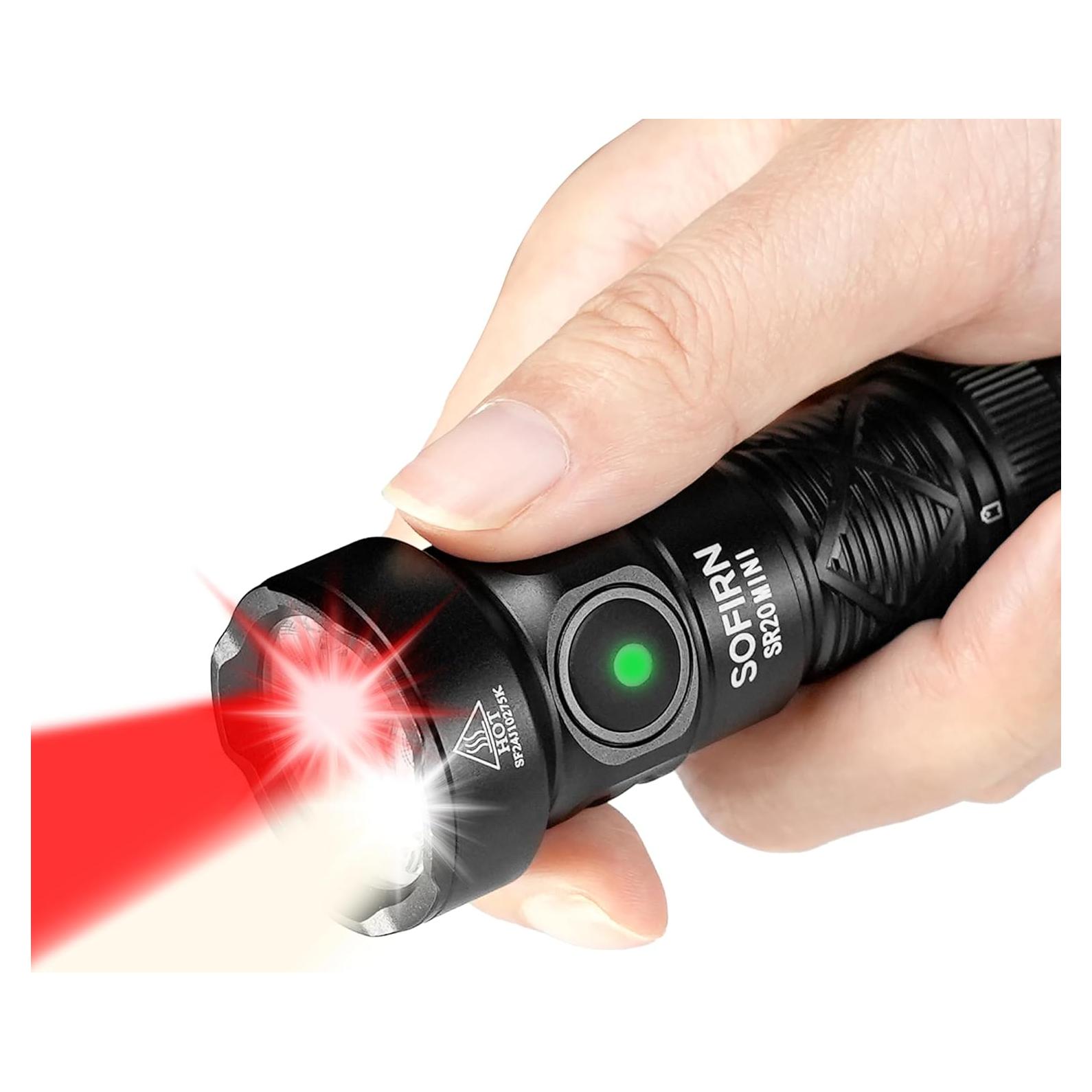 Linterna LED Sofirn SR20 Mini 1200 Lúmenes Recargable