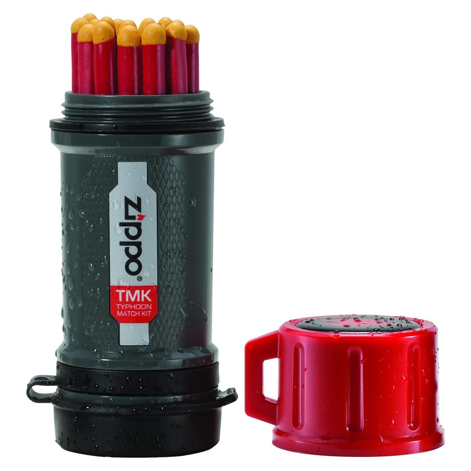 Kit de Cerillas Typhoon Zippo - Impermeable y Reutilizable