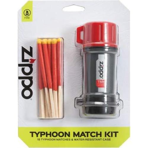 Kit de Cerillas Typhoon Zippo - Impermeable y Reutilizable