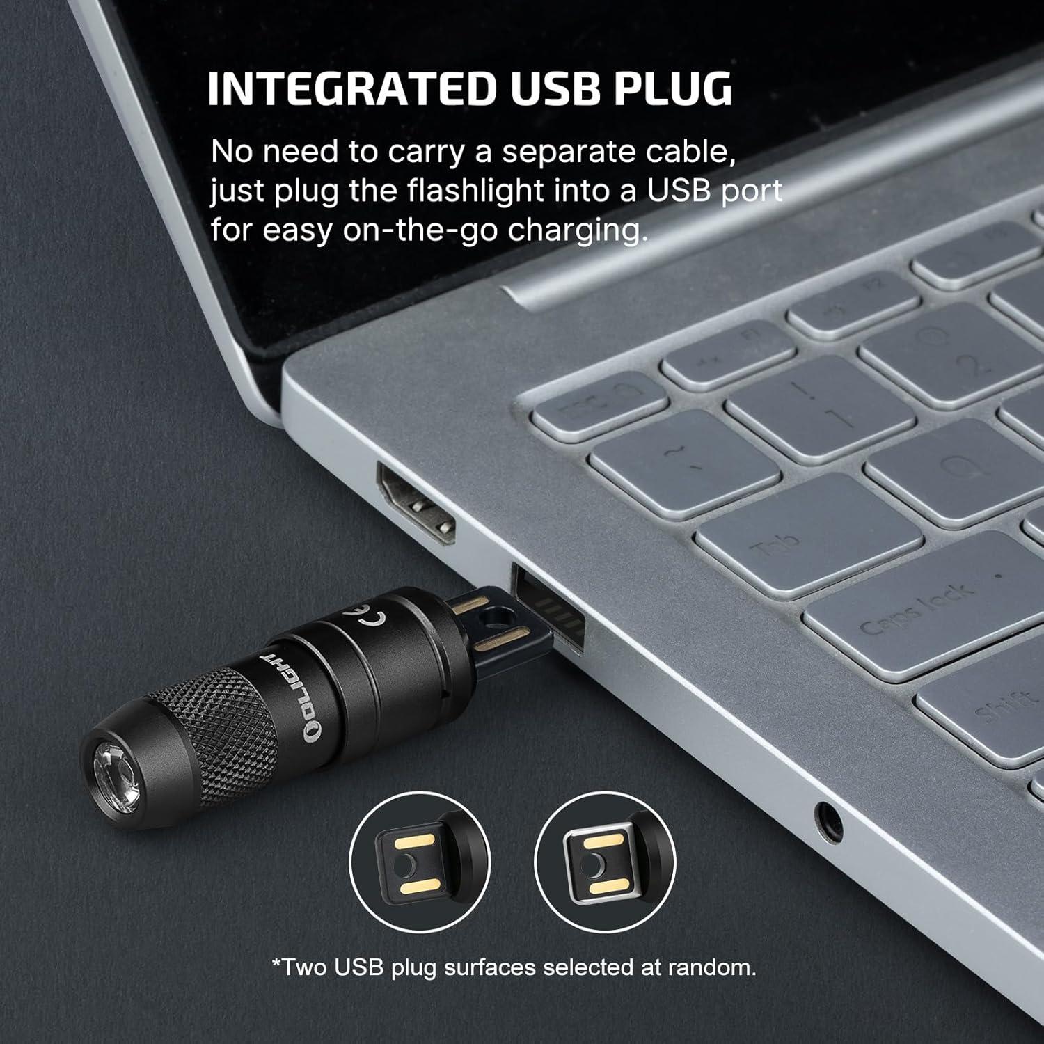 Linterna OLIGHT IMINI 2 Recargable 50 Lúmenes Compacta