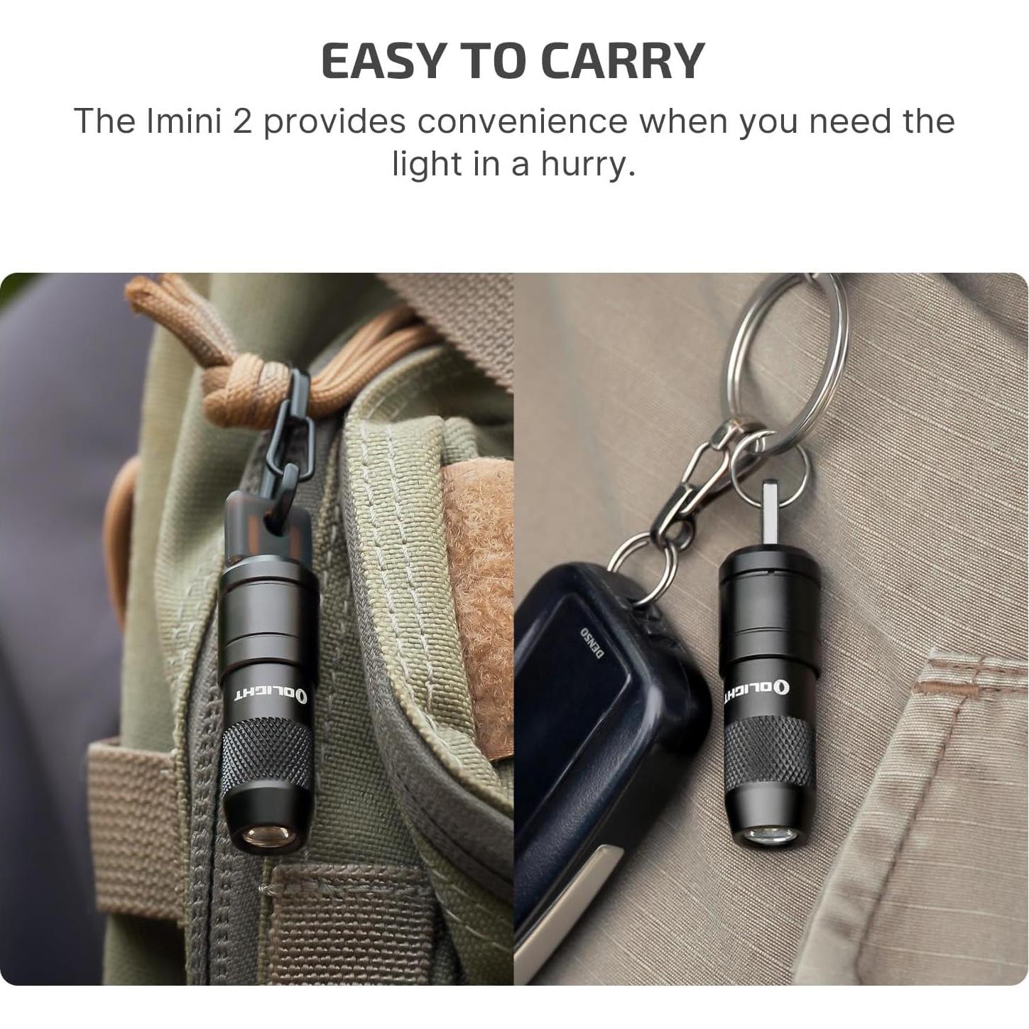 Linterna OLIGHT IMINI 2 Recargable 50 Lúmenes Compacta