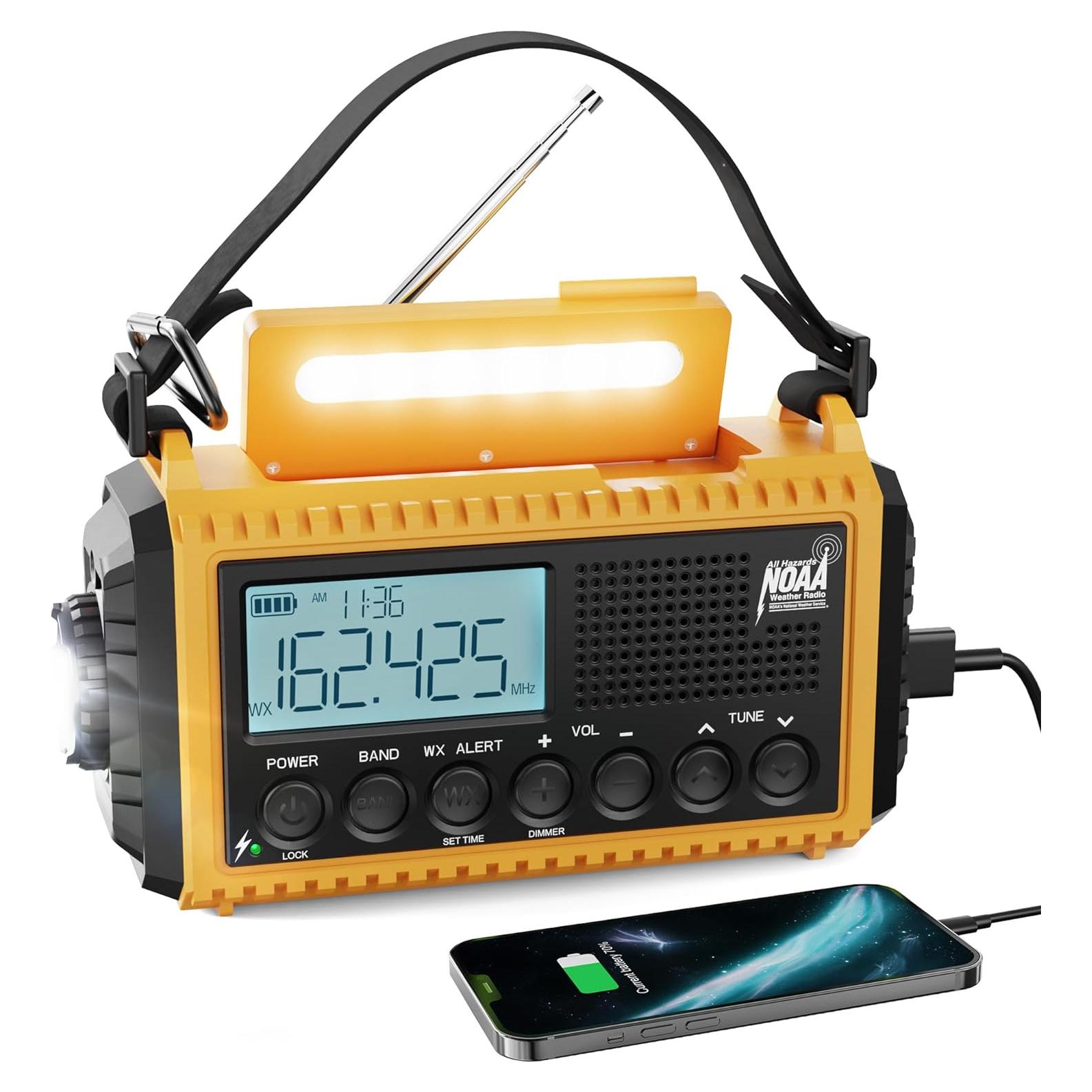 Radio Meteorológica Raynic CR1009Pro 5000mAh AM/FM/SW