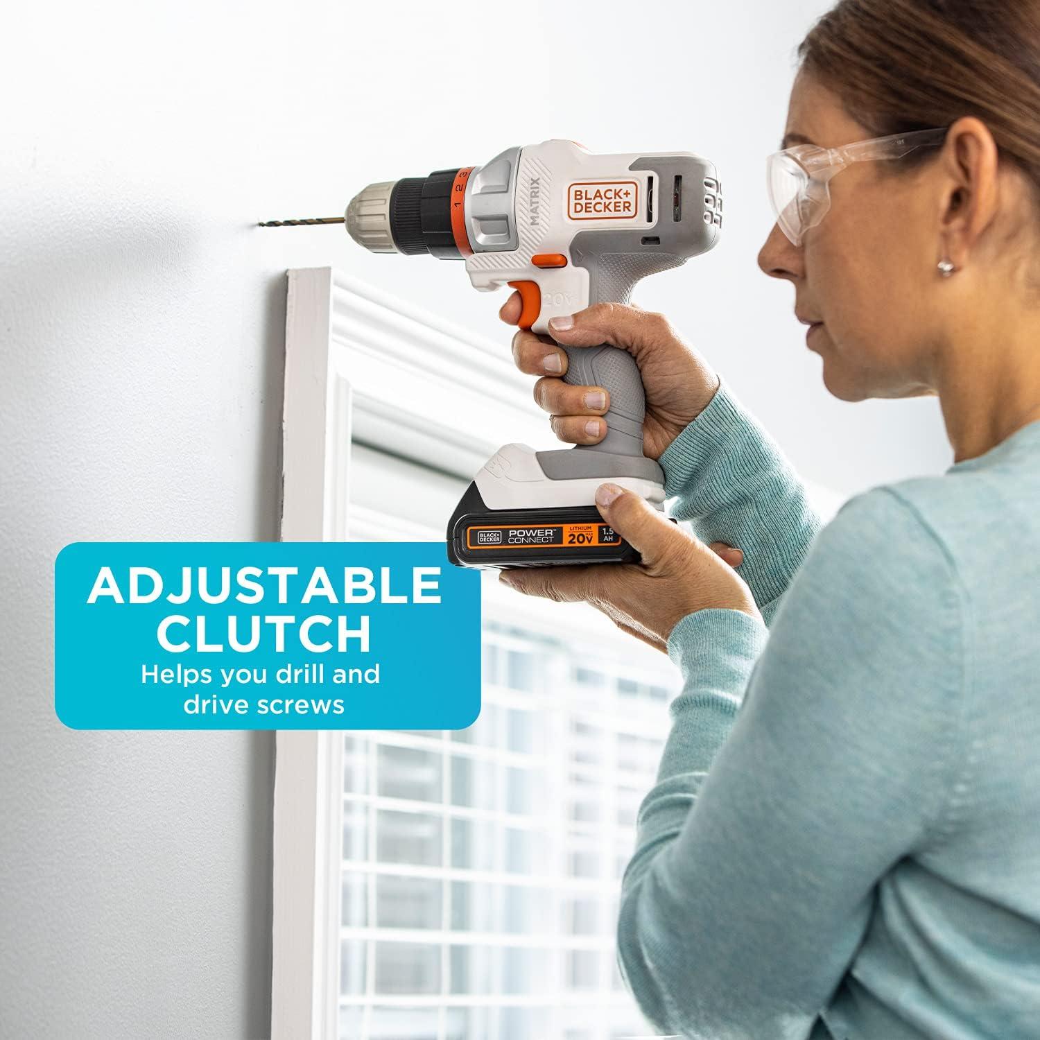 Taladro Inalámbrico BLACK+DECKER 20V con Sierra Recíproca