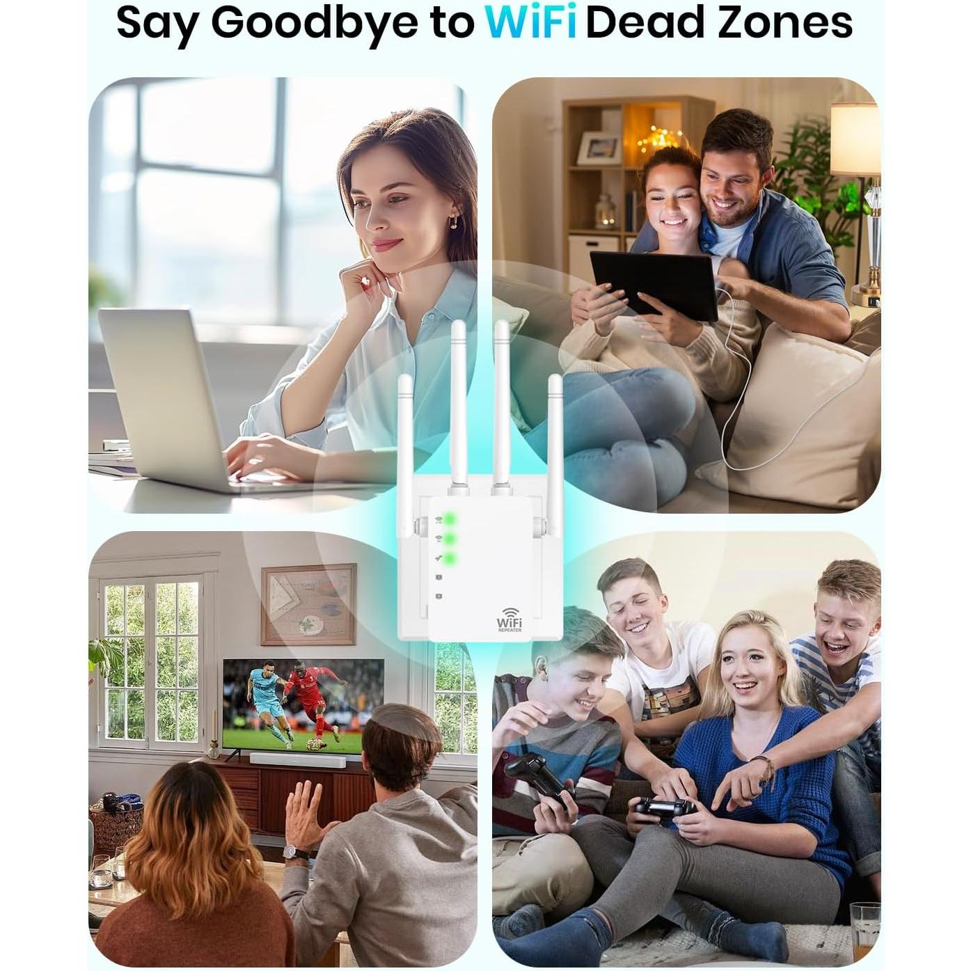 Extensor de WiFi Doble Banda 1200Mbps Shenzhen WD-R1200U