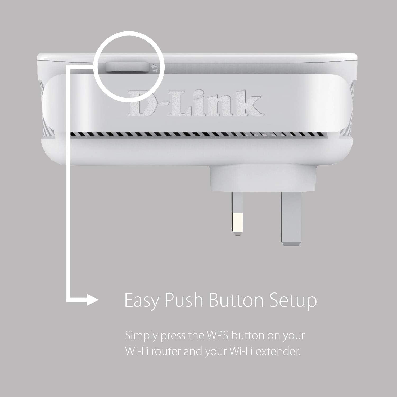 Extensor de Rango WiFi D-Link DAP-1820, 242 m², AC2000