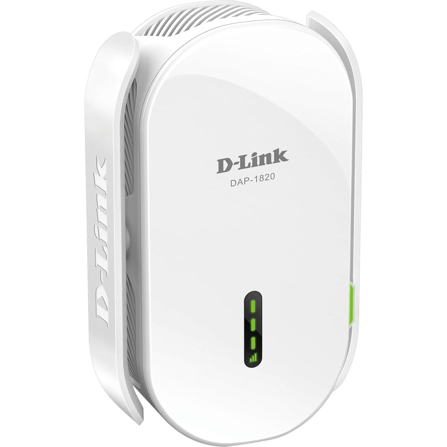 Extensor de Rango WiFi D-Link DAP-1820, 242 m², AC2000