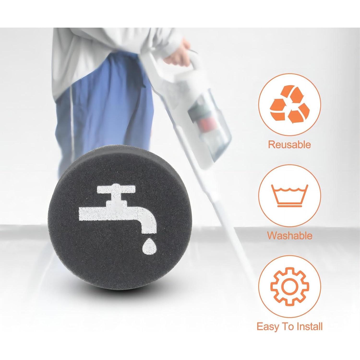 Filtros Cherimo para Aspiradora BLACK+DECKER 16V/20V (4-PACK)