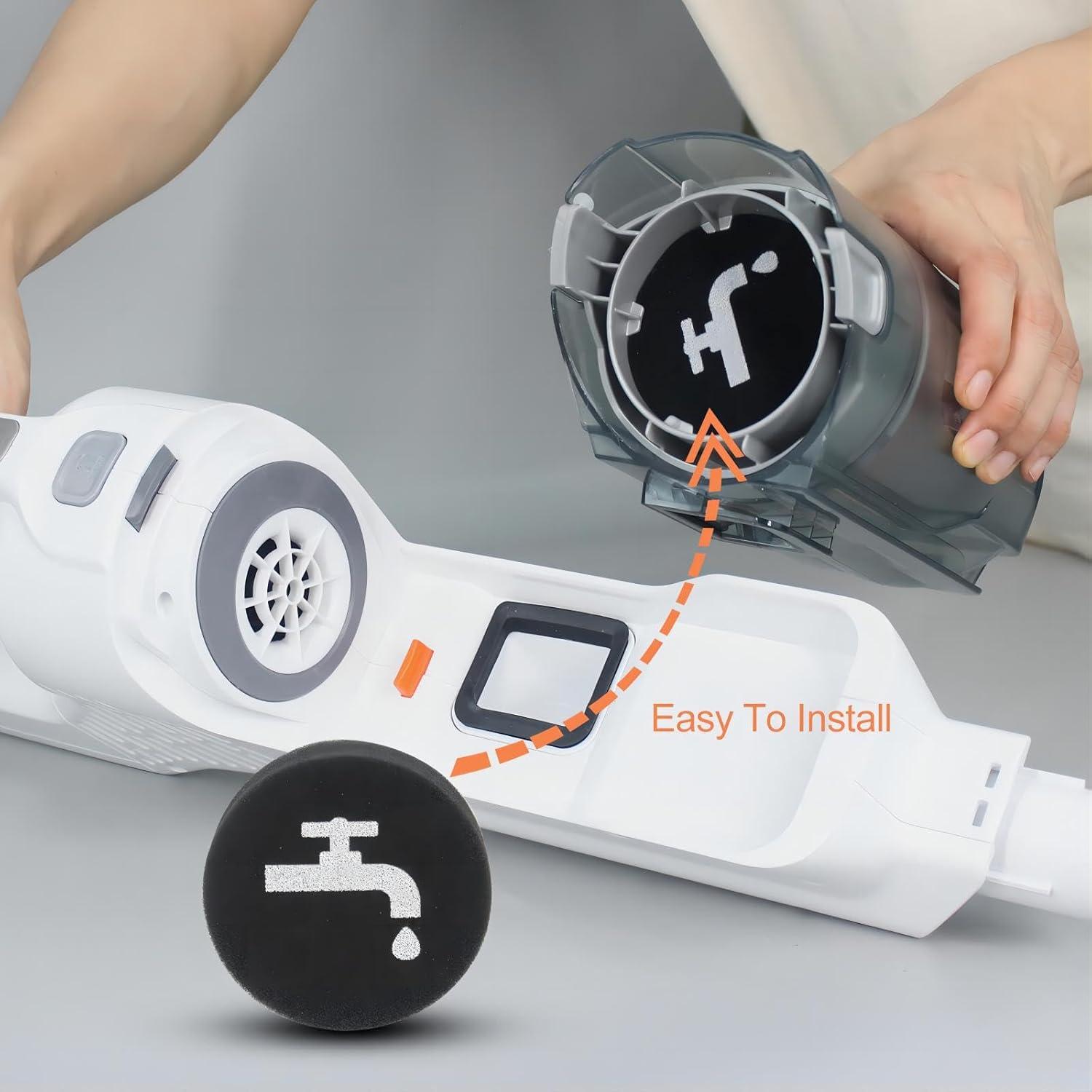 Filtros Cherimo para Aspiradora BLACK+DECKER 16V/20V (4-PACK)