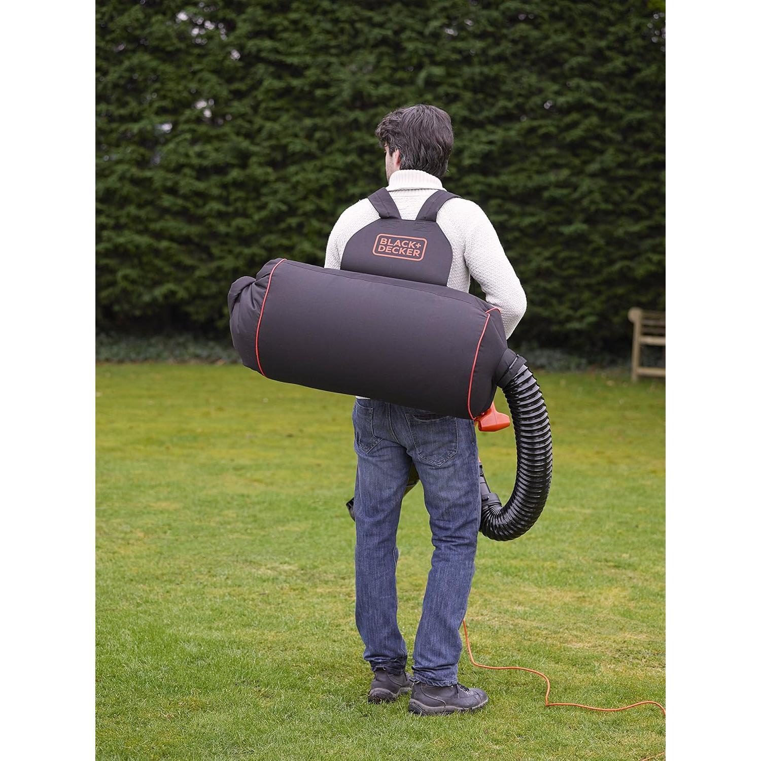 Mochila Capturadora Black+Decker GWBP1 72L con Manguera Flexible