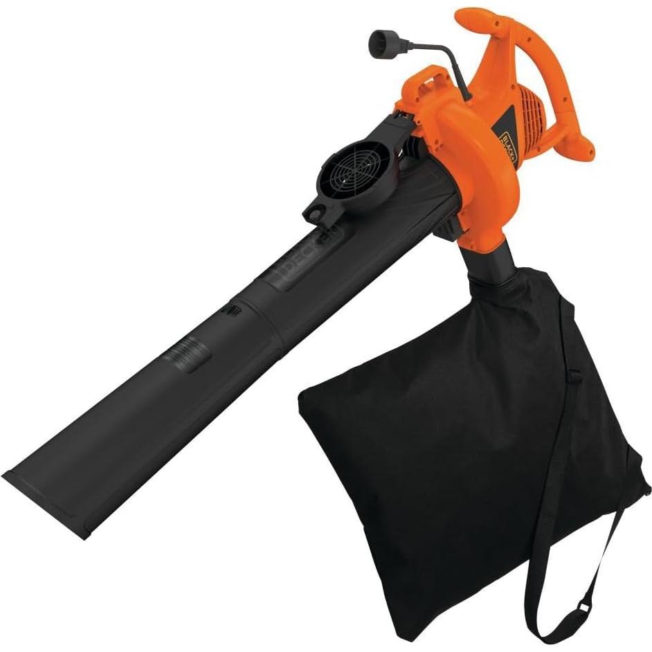 Soplador de Hojas Eléctrico 3-en-1 BLACK+DECKER BV3100 12A