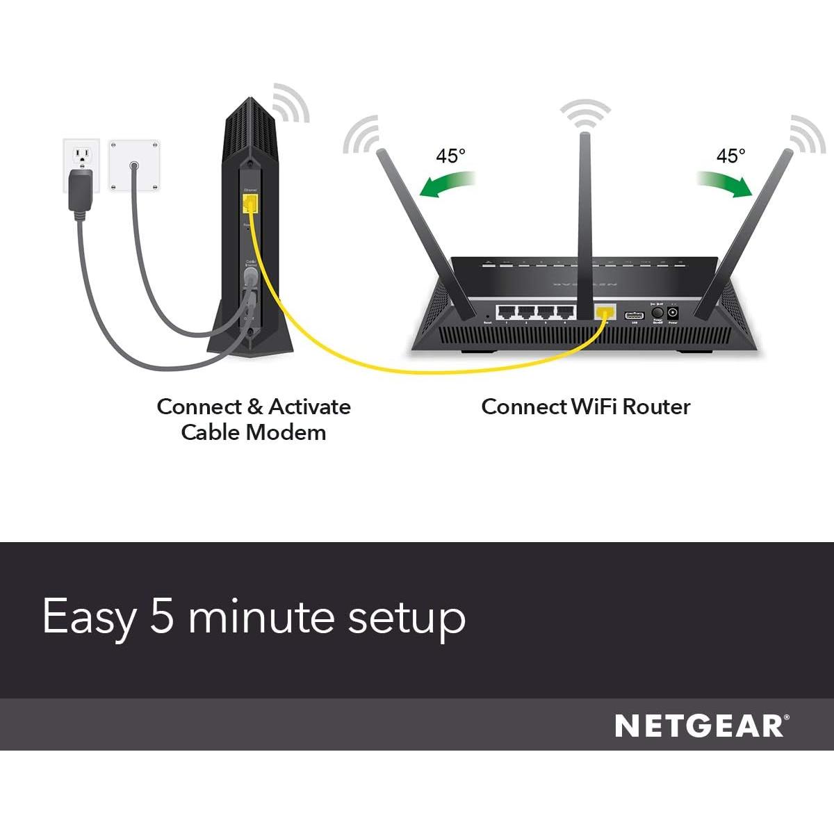 Módem por Cable NETGEAR CM700 DOCSIS 3.0 hasta 800 Mbps