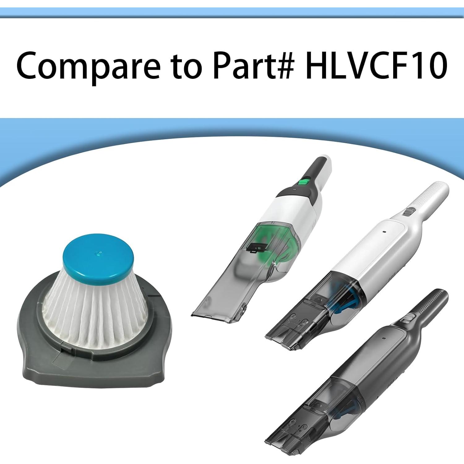 Filtro HEPA Aolleteau HLVCF10 para Aspiradoras BLACK+DECKER