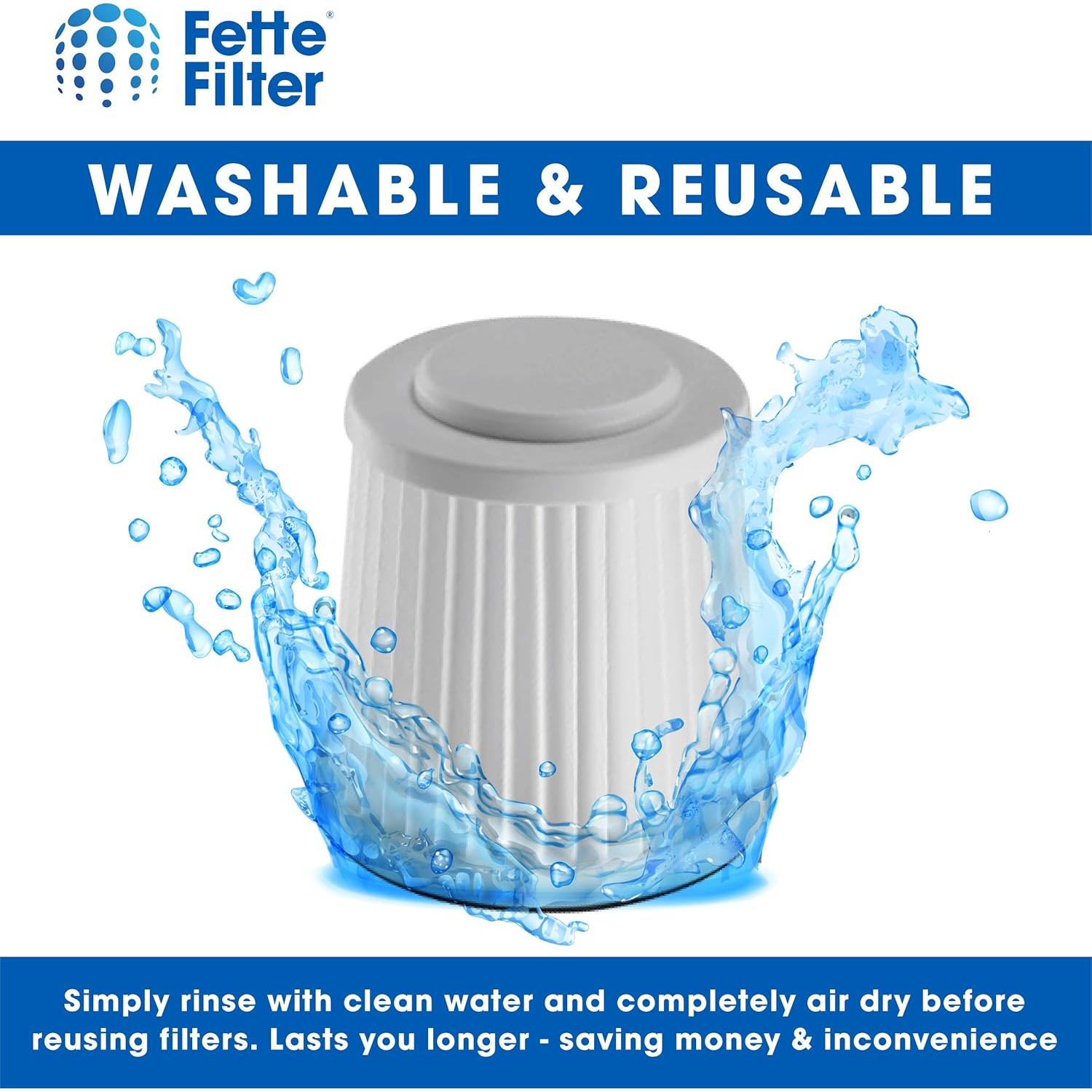 Filtro Fette FVF100 para aspiradora Black and Decker FHV1200 - 2 Pzs