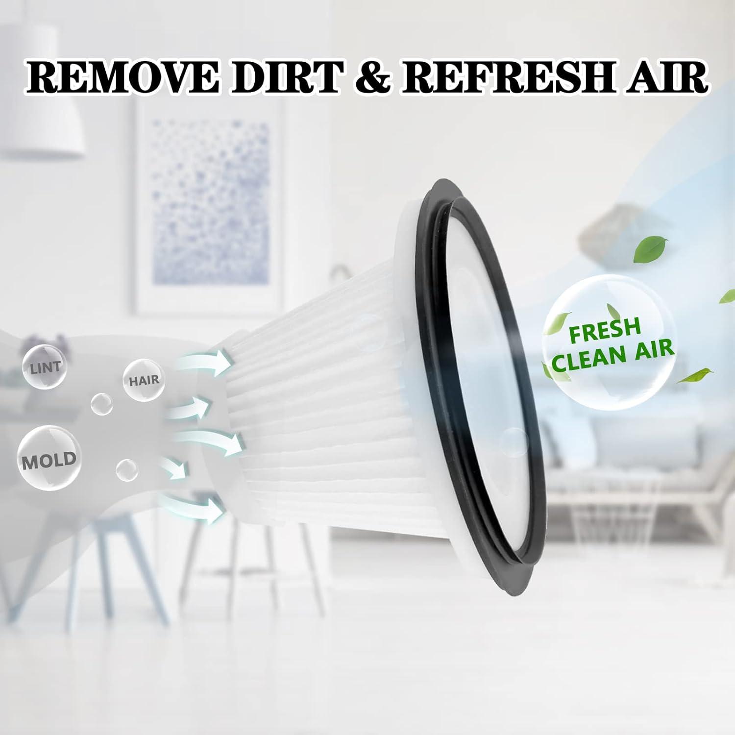 Filtro de Aspiradora Improvedhand BDH1800S 4 Piezas + Cepillo