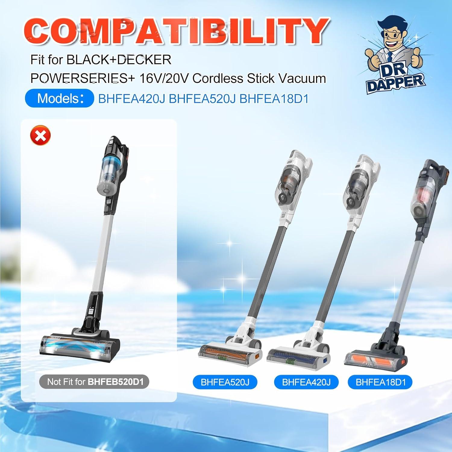 Filtro de Vacío DR DAPPER para BLACK+DECKER 6 Piezas