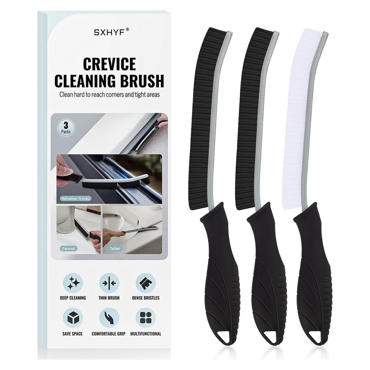 Cepillo de limpieza SXhyf - 3 unidades para rincones