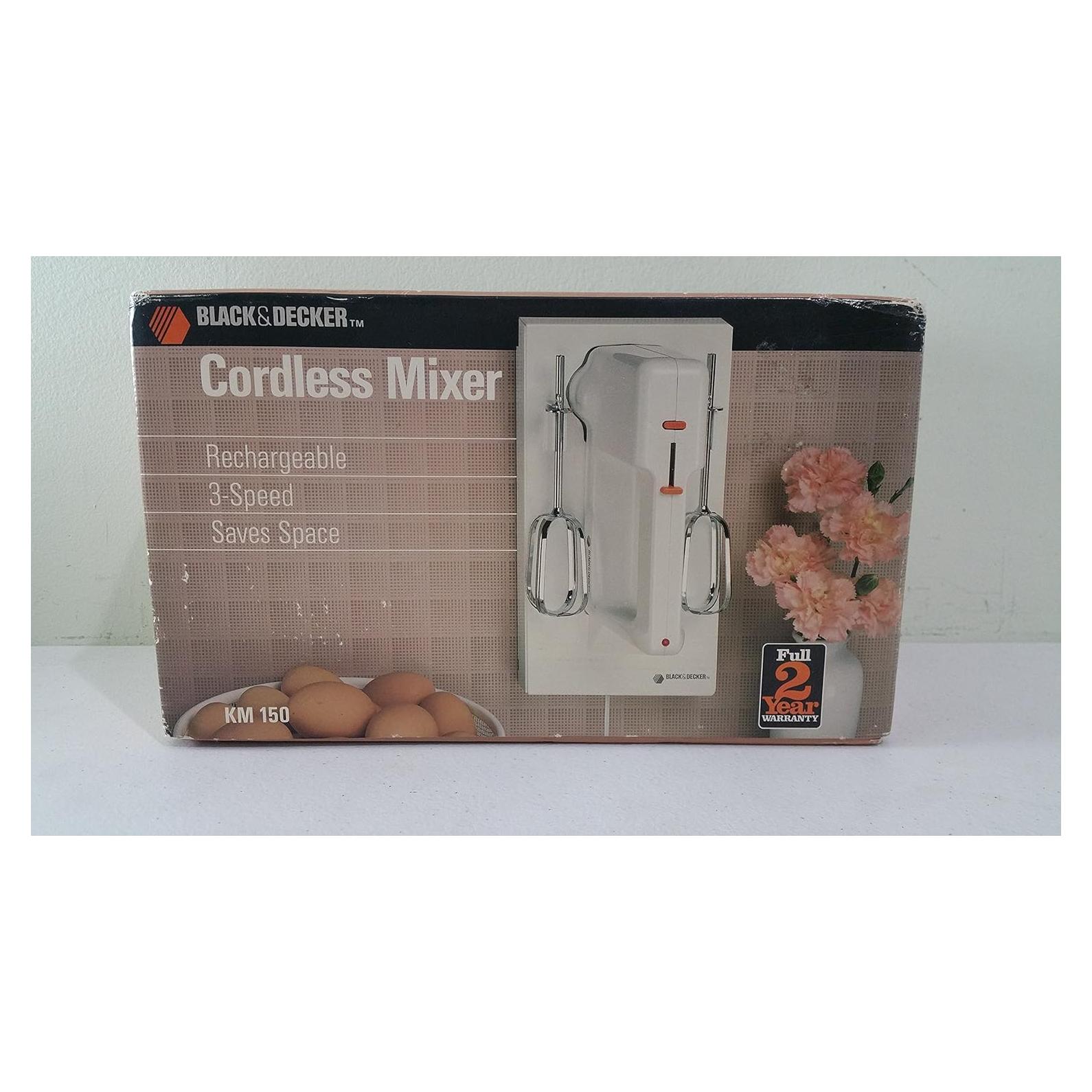 Mezclador Inalámbrico Black+Decker KM Acero Inoxidable