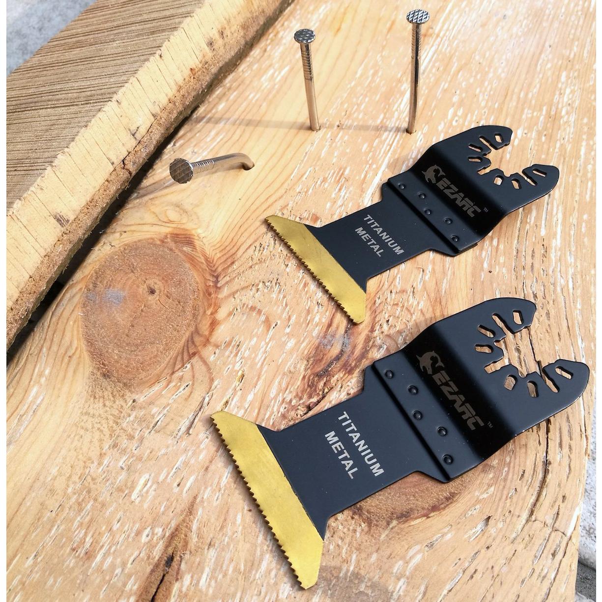Cuchillas Oscilantes EZARC de Titanio - Paquete de 3