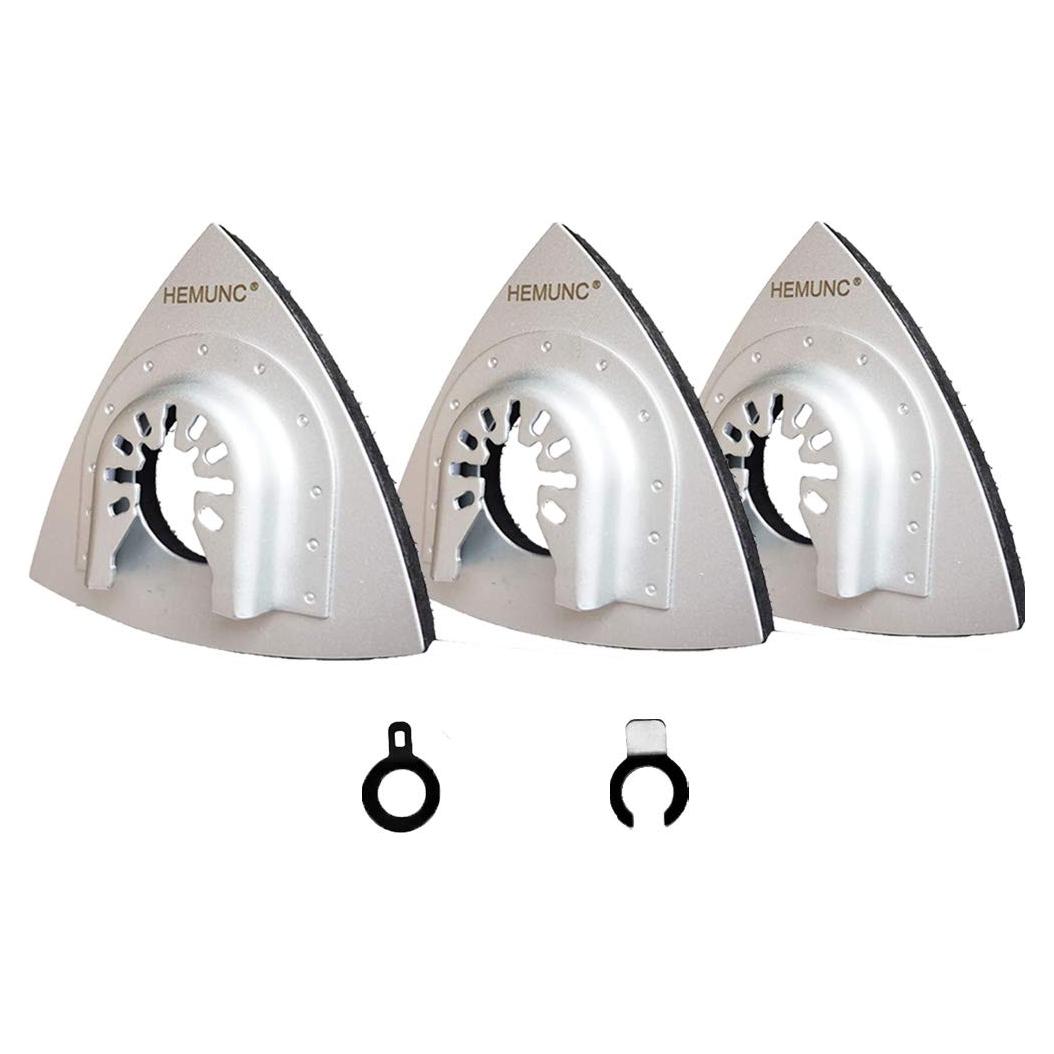 Pad de Lijado Triangular HEMUNC 80x80mm 3PCS Compatible