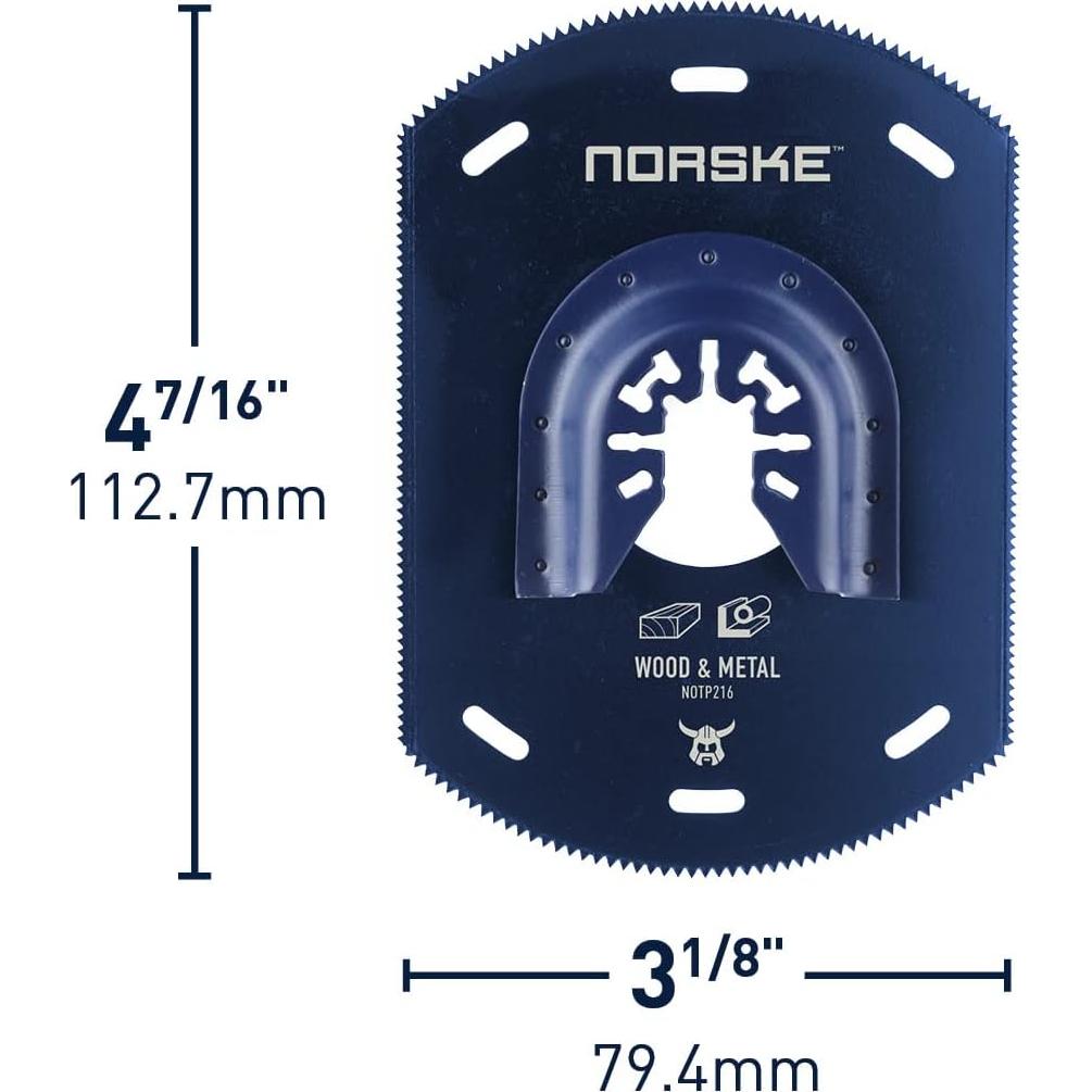 Cuchilla Multi Herramienta Norske NOTP216 Borde Cuádruple